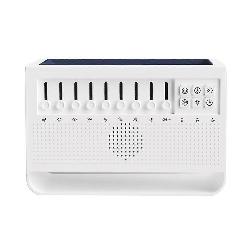 3in1 White Noise Bluetooth Music Aromatherapy Machine Help Sleep Ultrasonic G8V5 Flame Scent Diffuser Night Humidifier