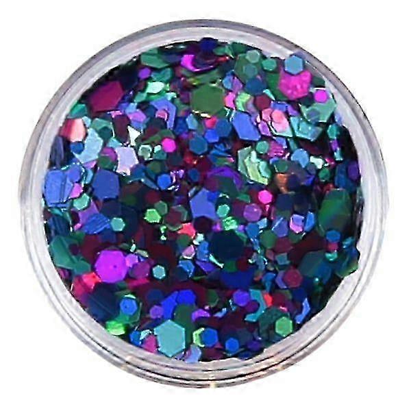 Nagel glitter - Mix - Discobal - 8ml - Paarse Glitter