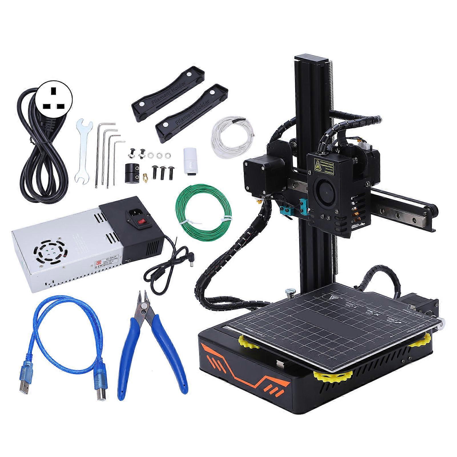 KingRoon Small 3D Printer High Double Guide Rail Fast Cooling High Accuracy Home 3D Printer for DIY