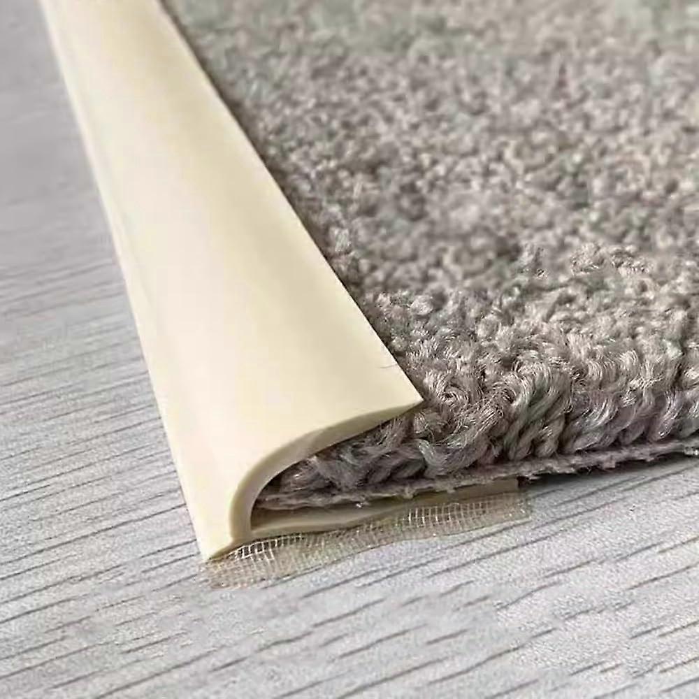 Carpet Edging Strip 3m Beige SelfAdhesive Flexible Floor Transition Strip Height less than 8mm 9m Length Beige 9m(30ft)