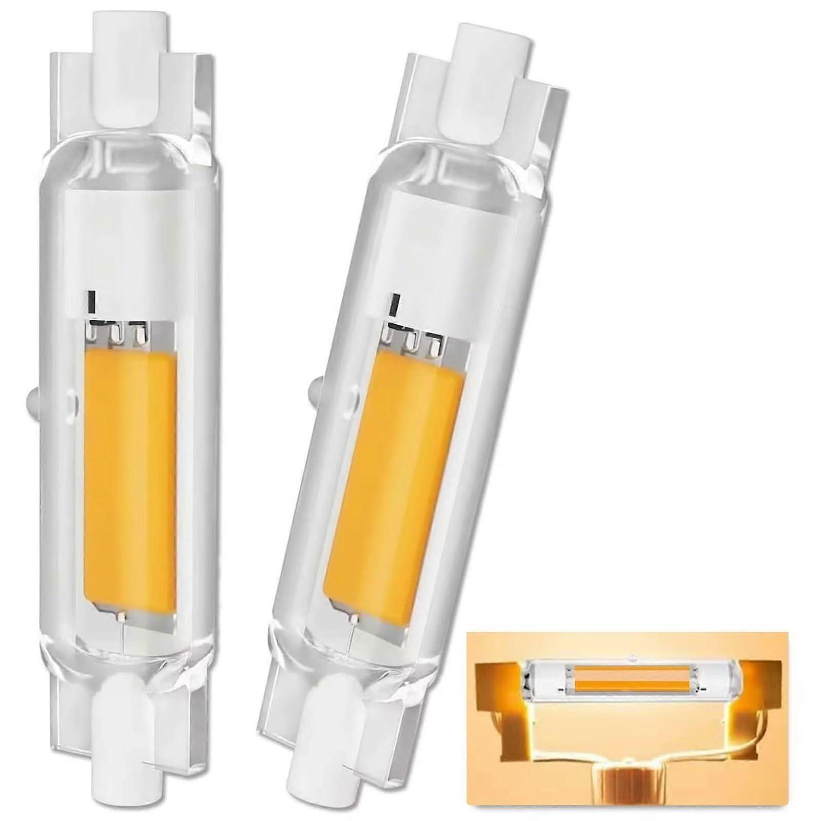 R7S LED 78mm 20W Dimmable, 200W Halogen Replacement, 3000K 2000LM, Pack of 2