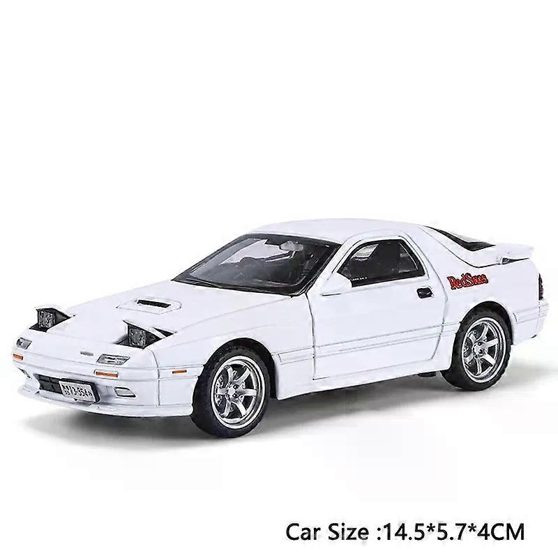 1:32 Simulaatio RED SUNS RX7 FC3S Metalliseoksesta valmistetut malliautot Painevalut Leluajoneuvot Auton koristelu Joululahja Lasten lelut pojalle