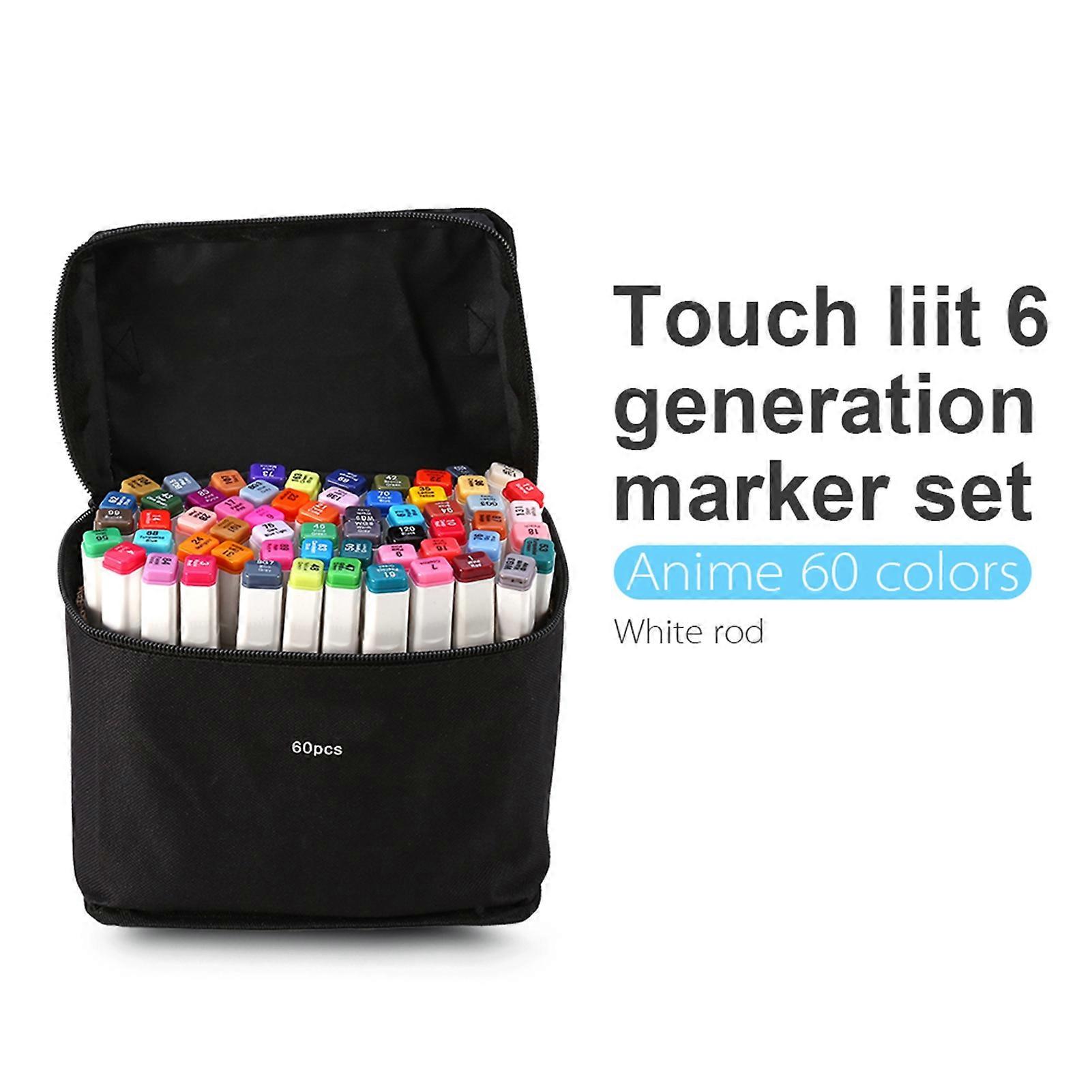 Markers Pen Set Touch Gen 6 Generation Custom 60 Color Alcohol Pen drawn