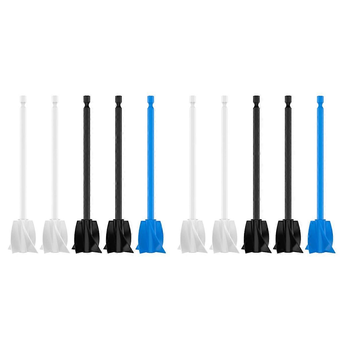 Mixer Attachment Drill for Resin, Pack of 10 Epoxy Resin Mixer Resin Mixer Attachment,Spiral Stirrer
