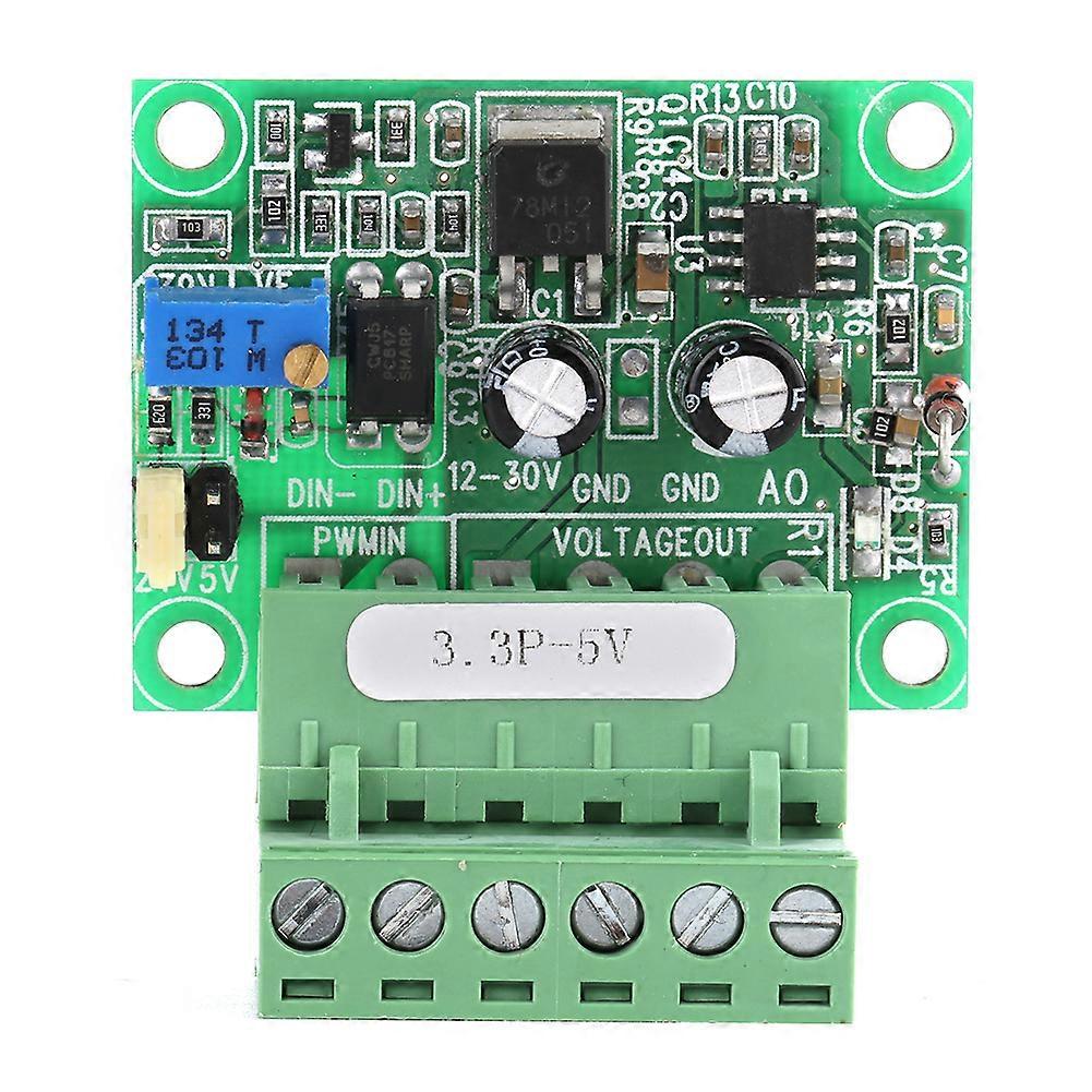 3.3V PWM Signal to 0-5V Voltage Converter D/A Digital-Analog PLC Module