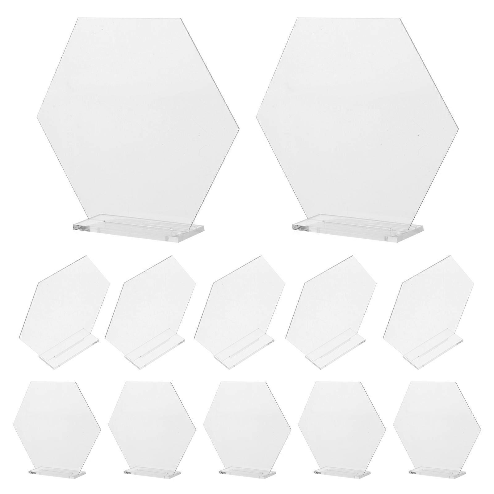 Wedding Table Number Signs Acrylic Number Sign for Seat Card 18Pcs