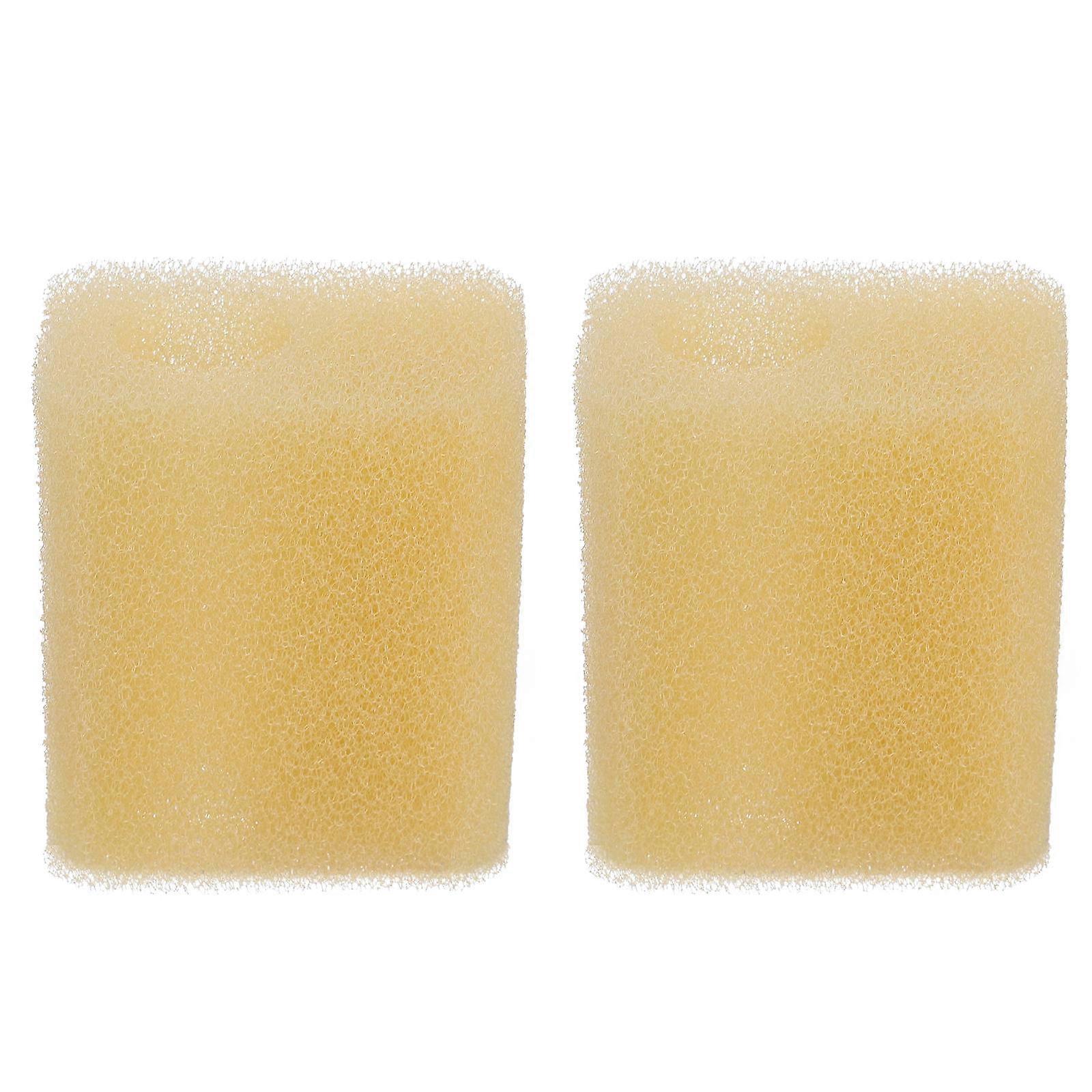 Sponge Filter Tools 2Pcs Internal Fish Tank Filter For Aquarium Maintenance With High Elastic Compression Technology In Khaki Color