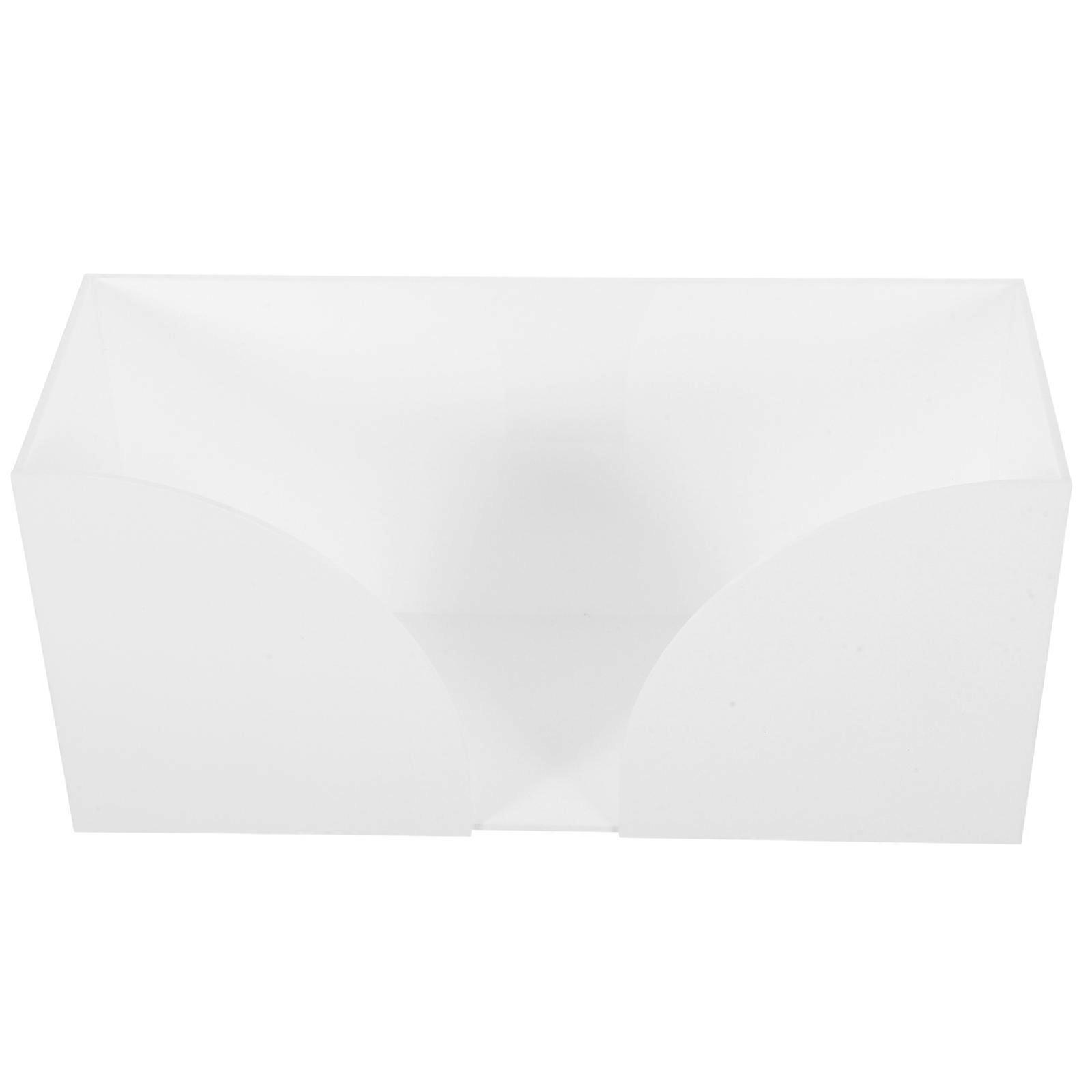 Acrylic Countertop Paper Towel Dispenser, Elegant Tissue Organizer for Home and Commercial Use, Transparent Design for Easy Monitoring and Effortless