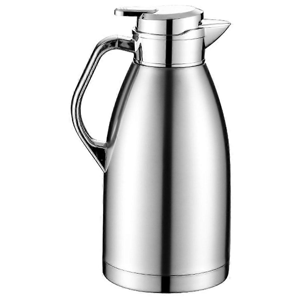 Insulated Stainless Steel Water Bottle with Handle for Home Use Silver Keeps .5L