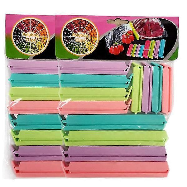 Strong Bag Clips - Set of 24 High-Quality Clips for Secure Bag Sealing