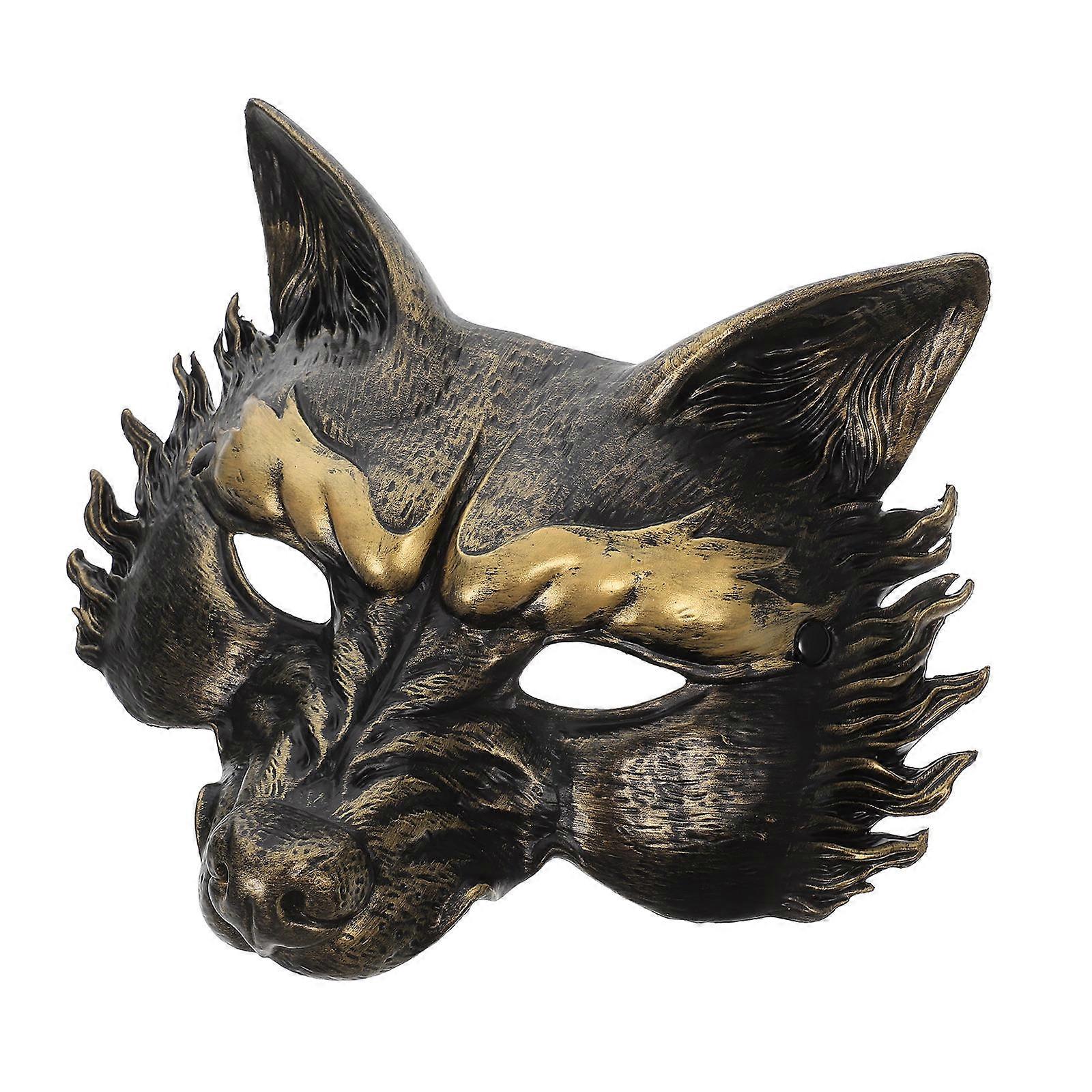 Here's a polished and engaging product description based on your input:

 

**Realistic Mask for Halloween Party – Vintage Style Furry Animal Mask