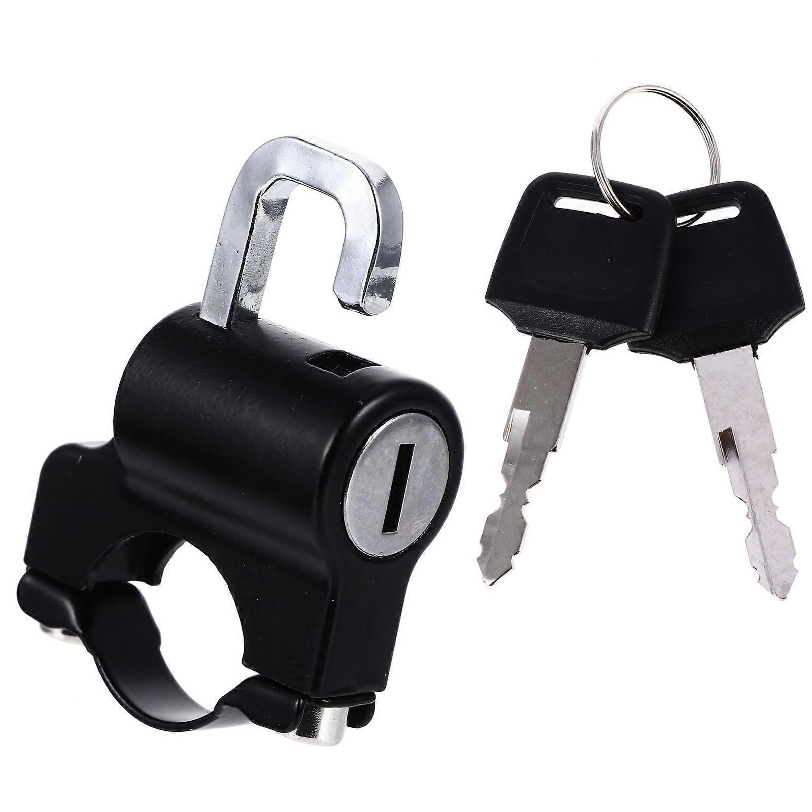 Motorcycle Lock Set Theft Resistant Handlebar Security Padlock for Bikes & Electric Vehicles Easy Installation for & Gear Protection