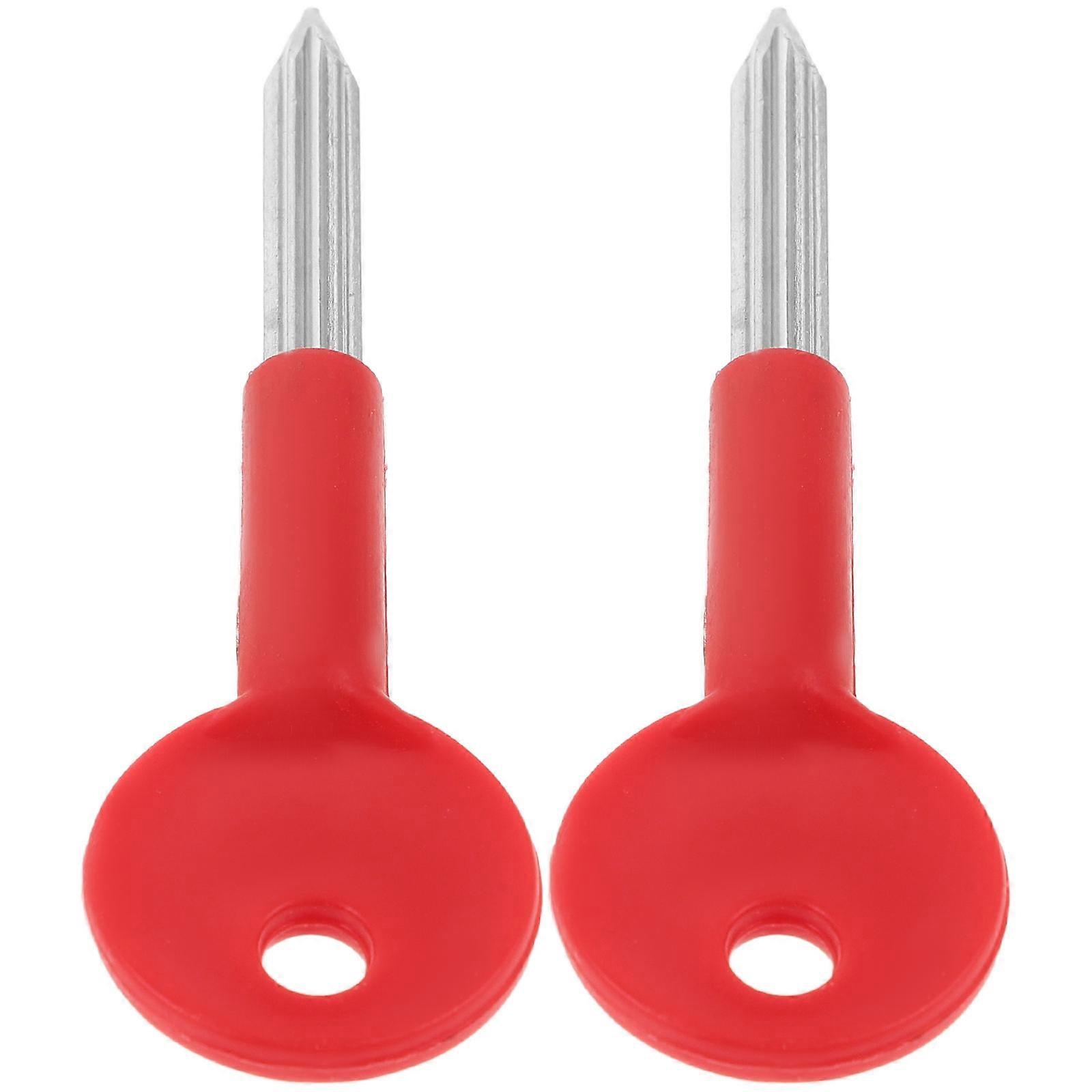 Pipeline Lock Key Set – Durable Fire Door Key for Hotel Rooms & Sliding Mortise Locks (2pcs)