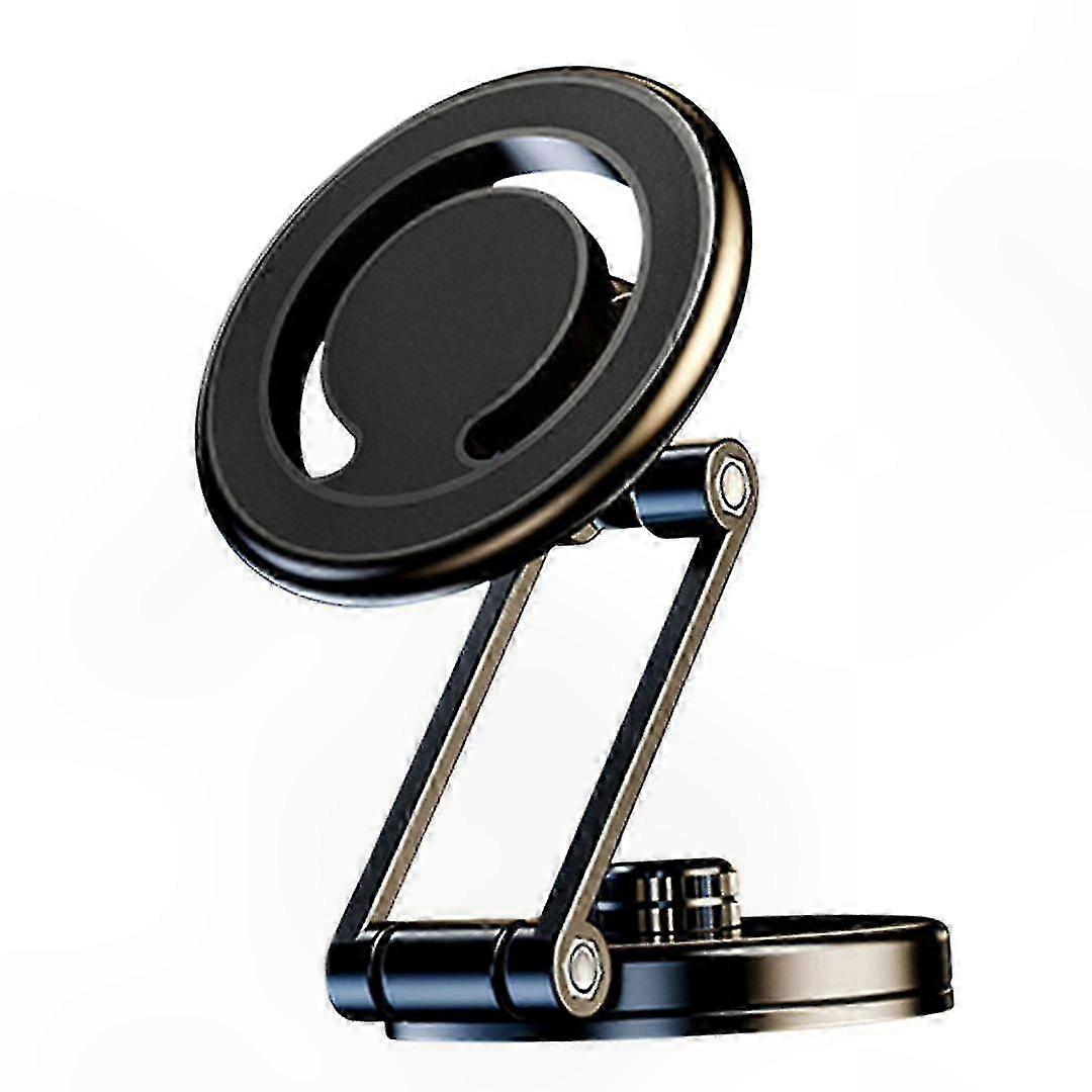 Multi-functional Foldable Magnetic Car Phone Mount for Dashboard, Compatible with All Phones