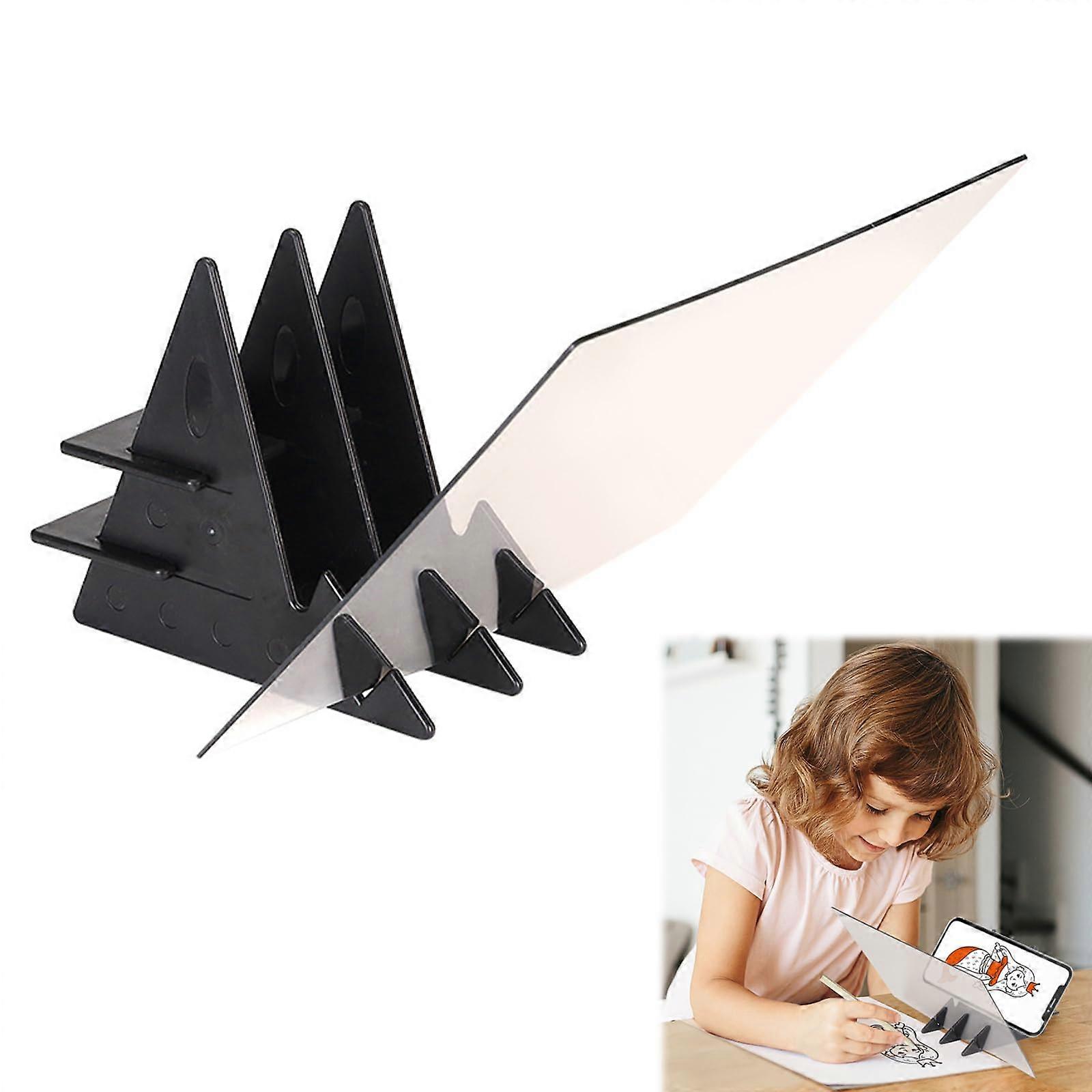 Optical Drawing Board, DIY Tracing Pad, 13.5 x 20 cm, for Children