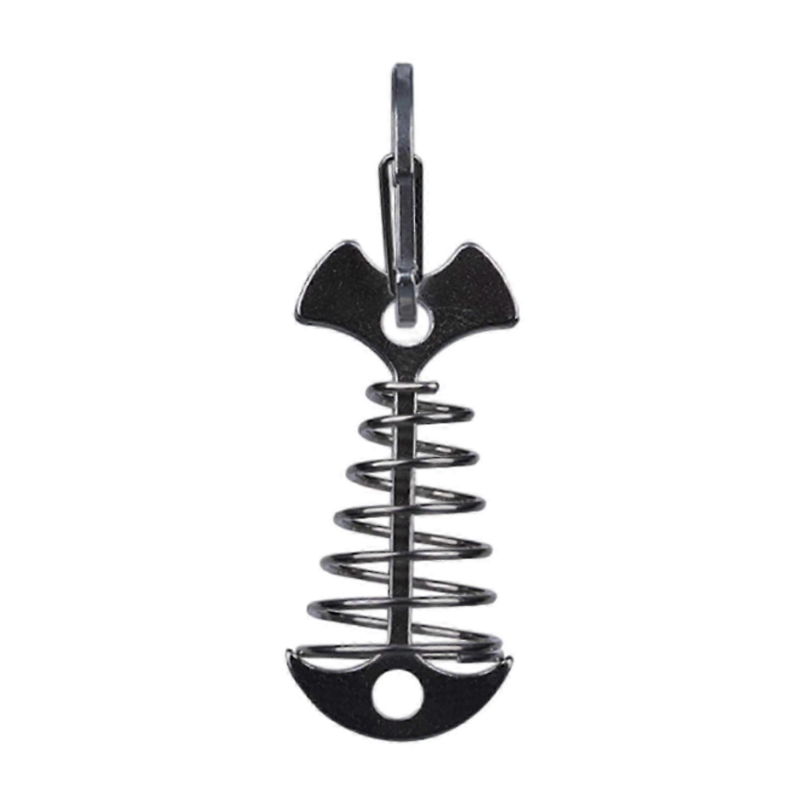 Kamp Aksesuarları için Yaylı Halat Tokalı Balık Kılçığı Güverte Çapa Mandalları Kordon Ayarlayıcı Gergi Rüzgar Geçirmez Tahta Çadır Kazıkları