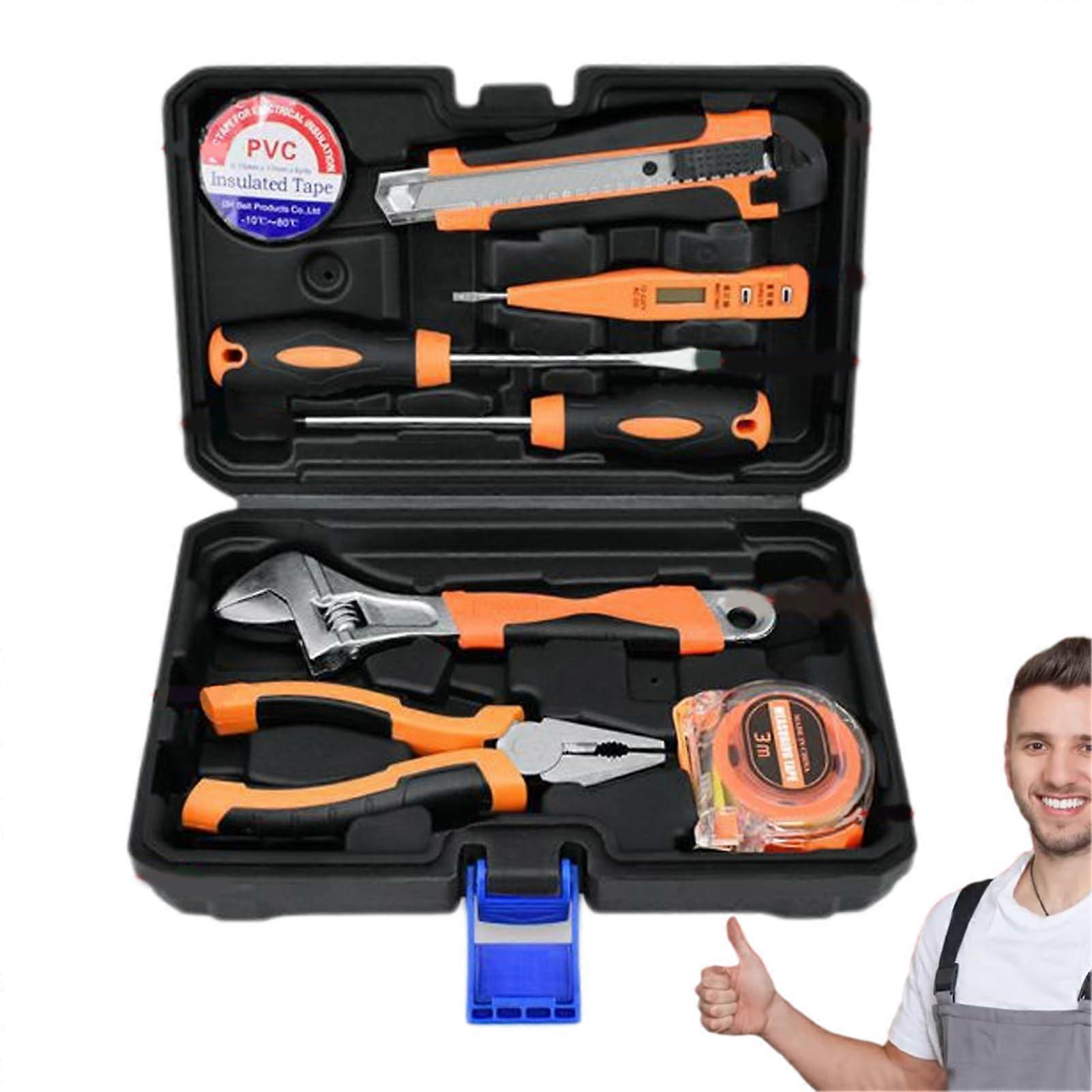 Wrench set, toolbox Corondellen set – 8 x mechanical toolbox accessories for renovation tools with storage case for household