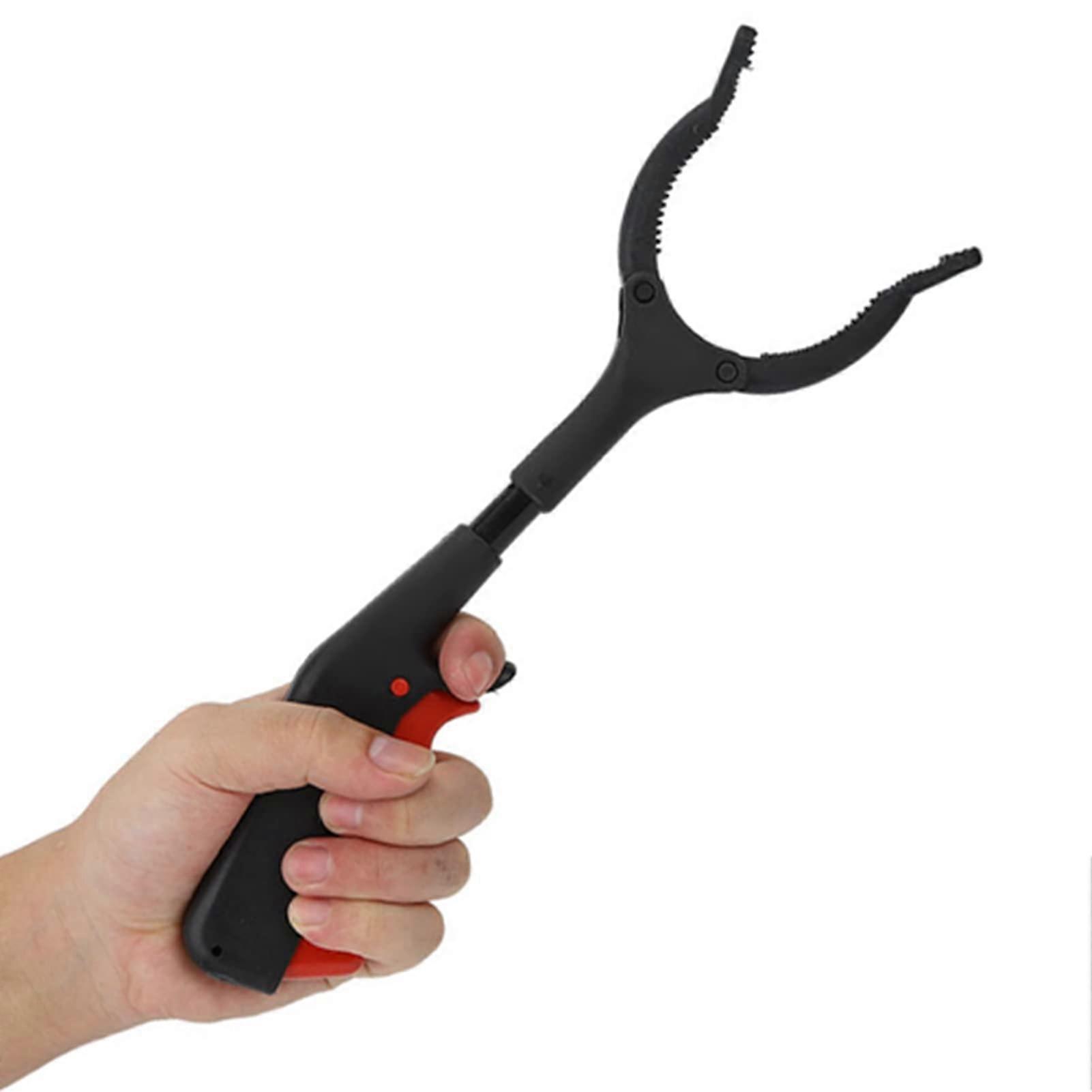 Ymiko Short Grab Tongs, Trash Picker, Gripper, Foldable, Compact, Multifunctional Trash Picker Gripper Tool