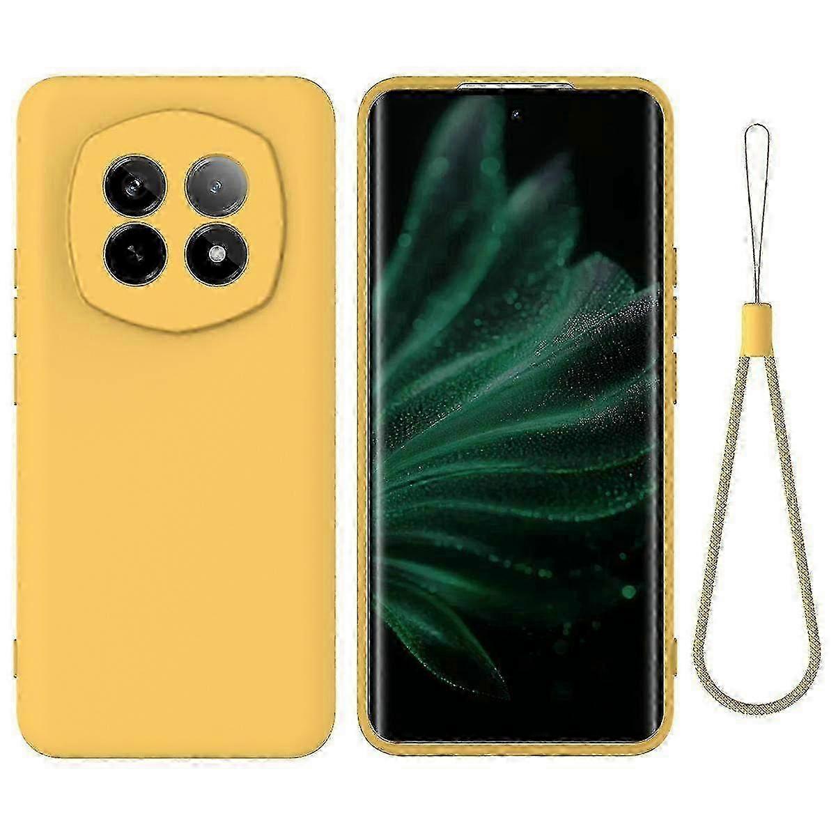 Pure Color Liquid Silicone Shockproof Phone Case