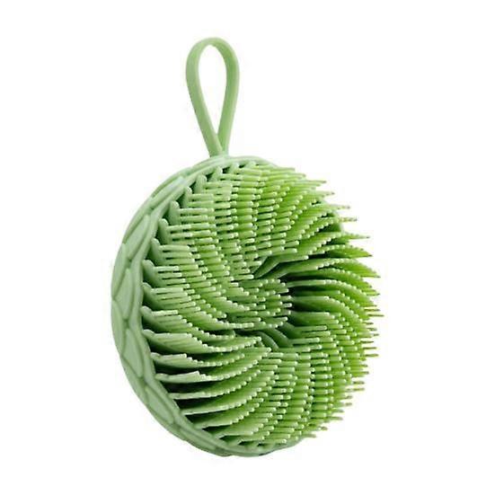 Silicone Bath Brush Double-Sided Soft Bristles Deep Cleansing Shower Brush Multi-Function Shower Tool