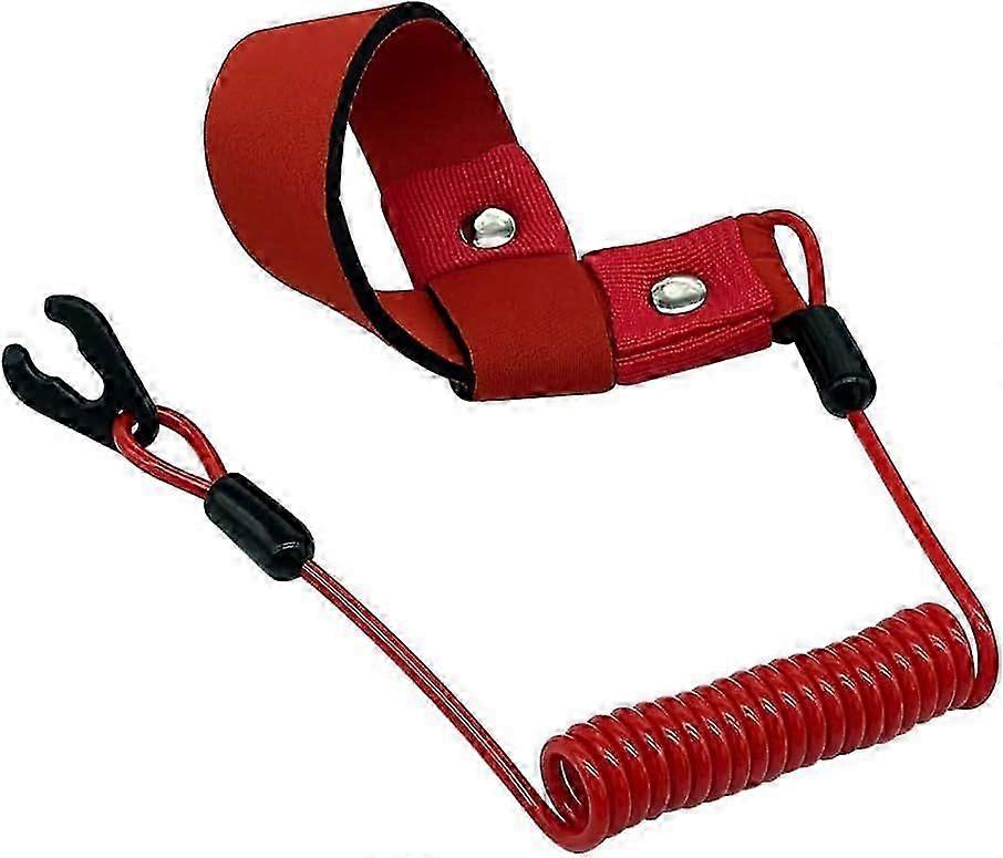 Outboard Motor Engine Emergency Stop Switch Safety Lanyard Replacement Flame Out Rope Suitable for Yamaha