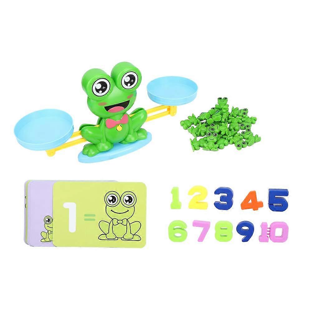 Math Match Game Frogs Shape ncing Scale Toy Children Educational Math Toy