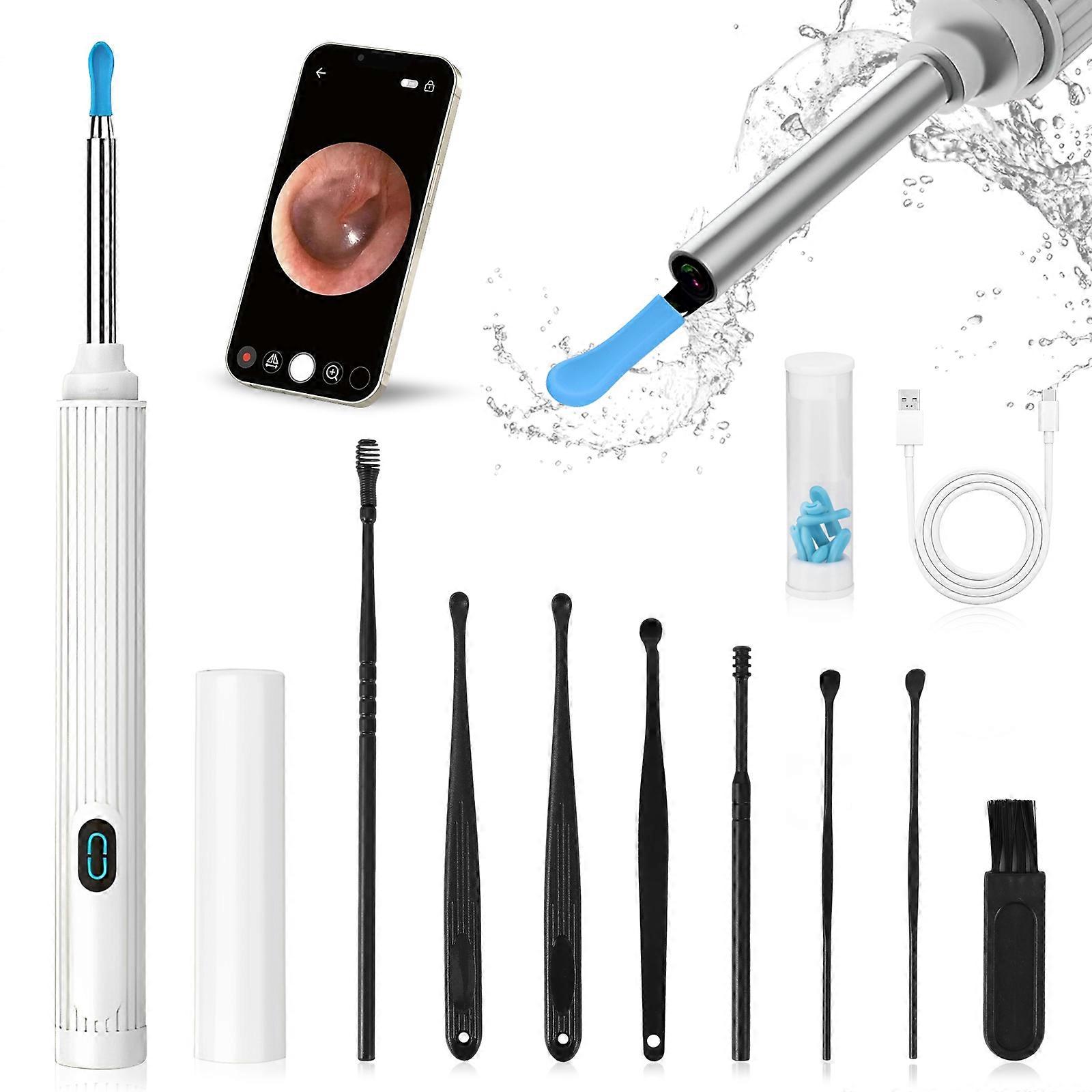 Smart WiFi Visual Ear Scoop, White