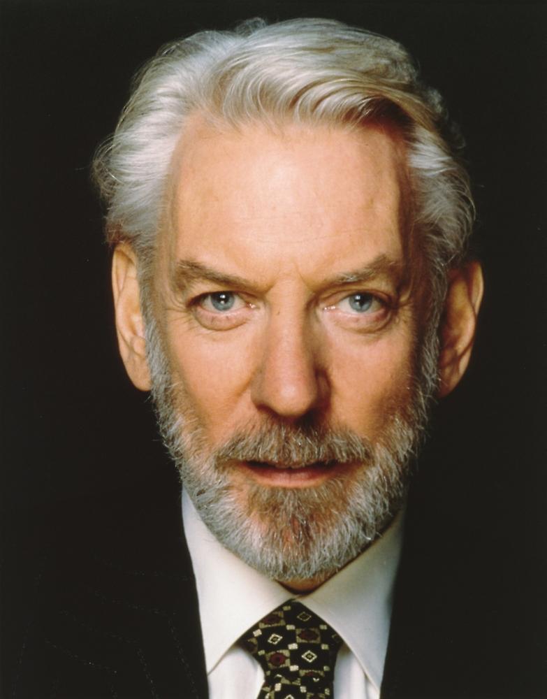 Donald Sutherland posed Close-up Portrait Poster