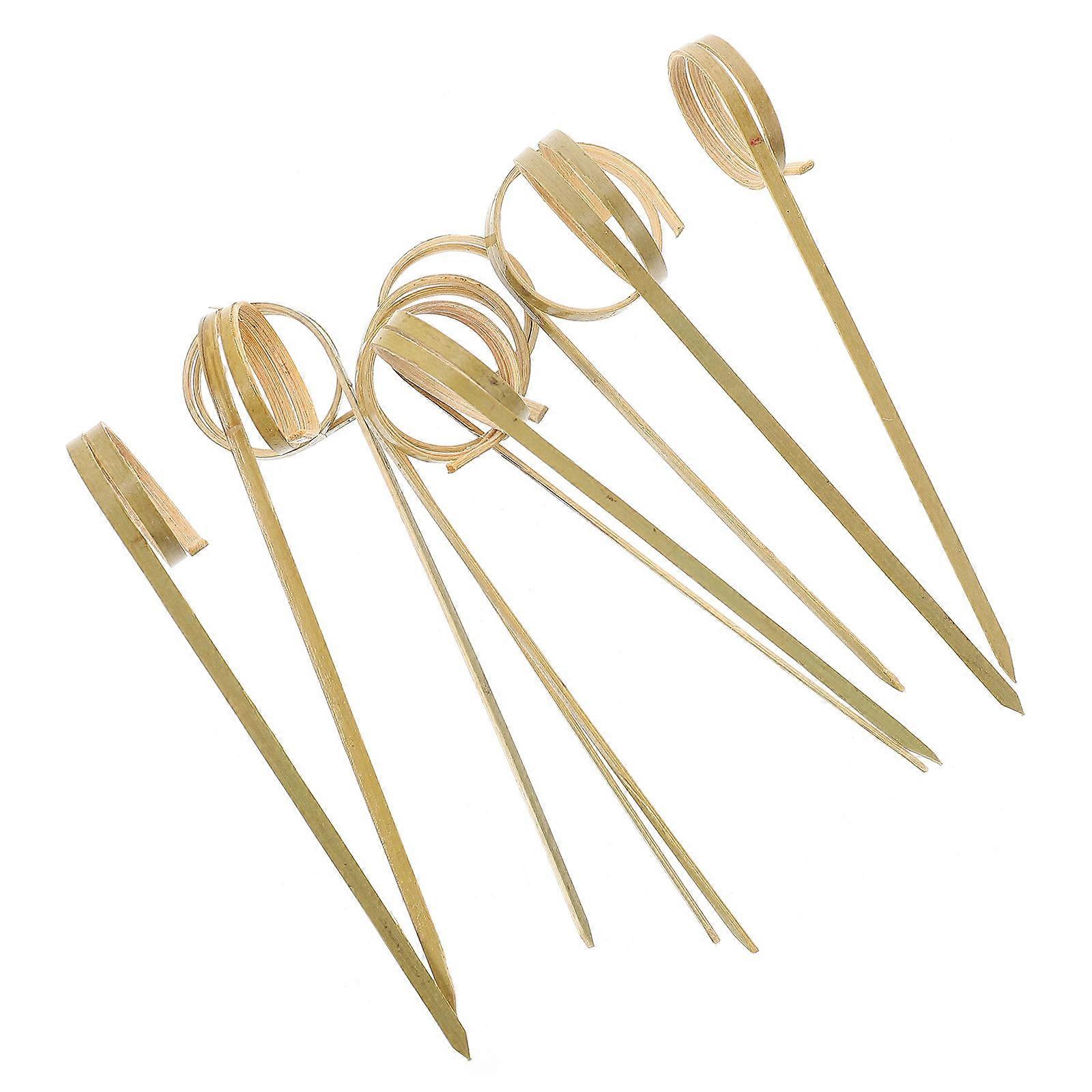 Brown Food Picks for Daily Use Ideal for and Appetizers 100Pcs