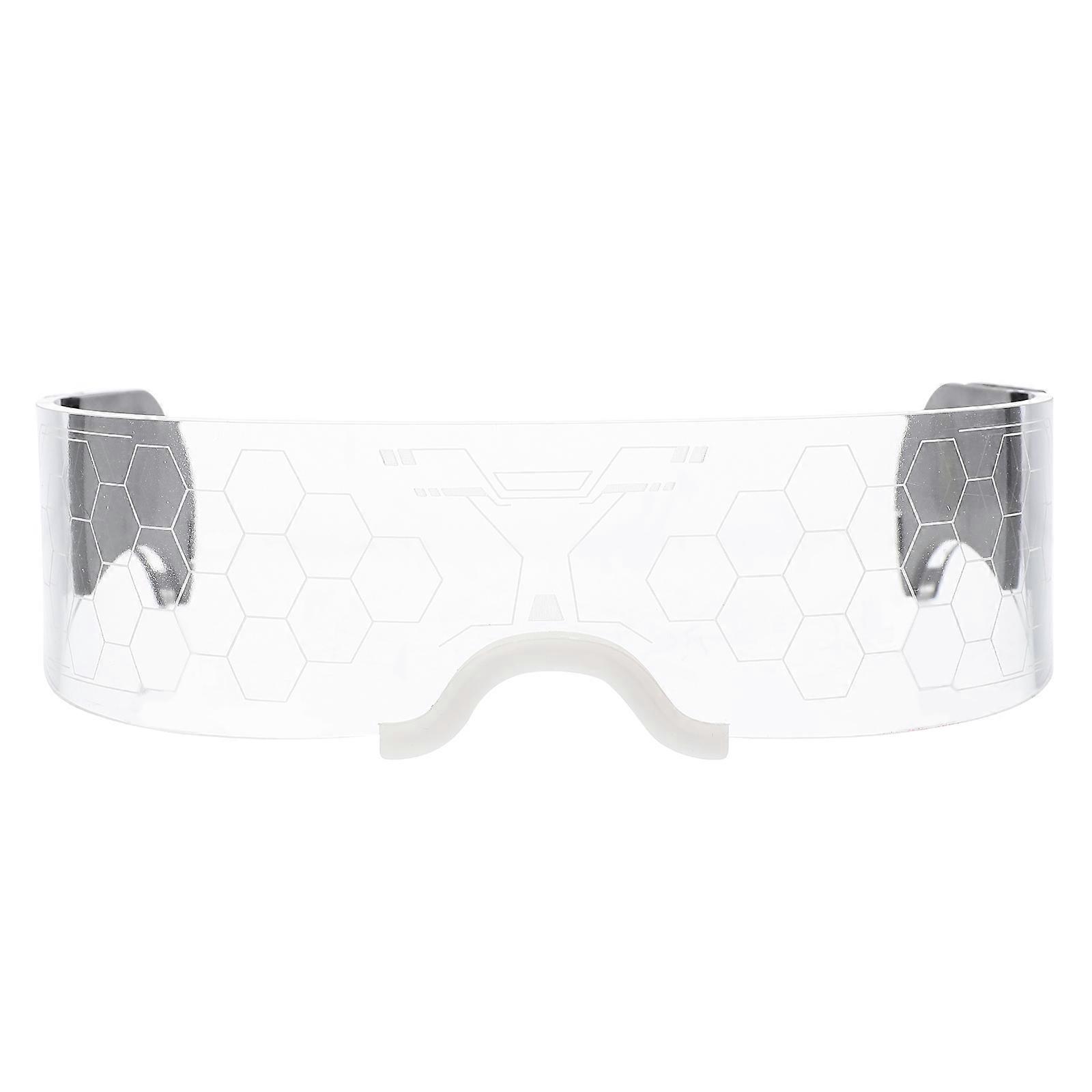 LED Glasses For Events Adults Science Fiction Style Glowing Effect 1Pack