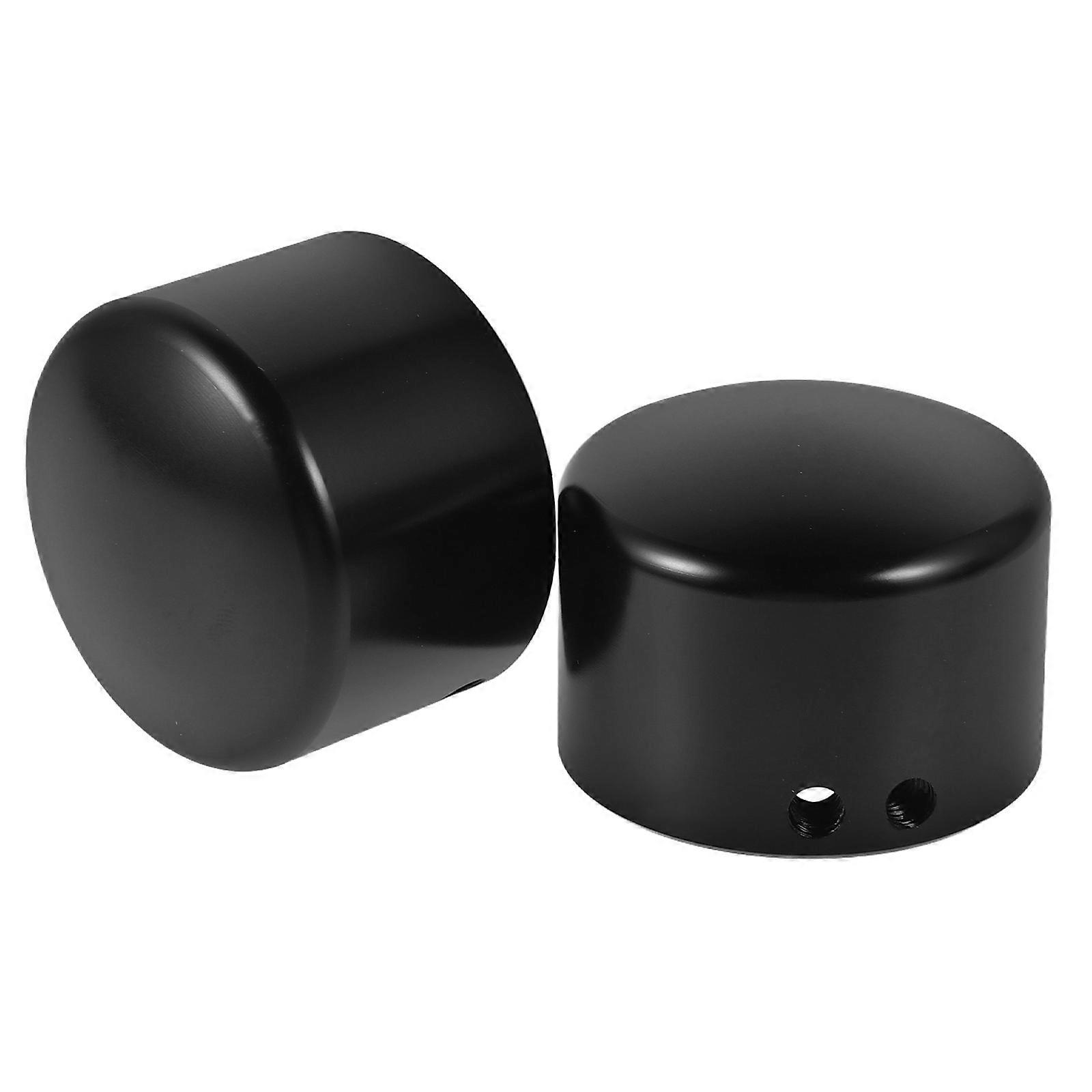 Aluminum Front Wheel Decorative Caps Stylish Axle Covers for Davidson Easy Install, Elegant Design, Mud & Stain Protection