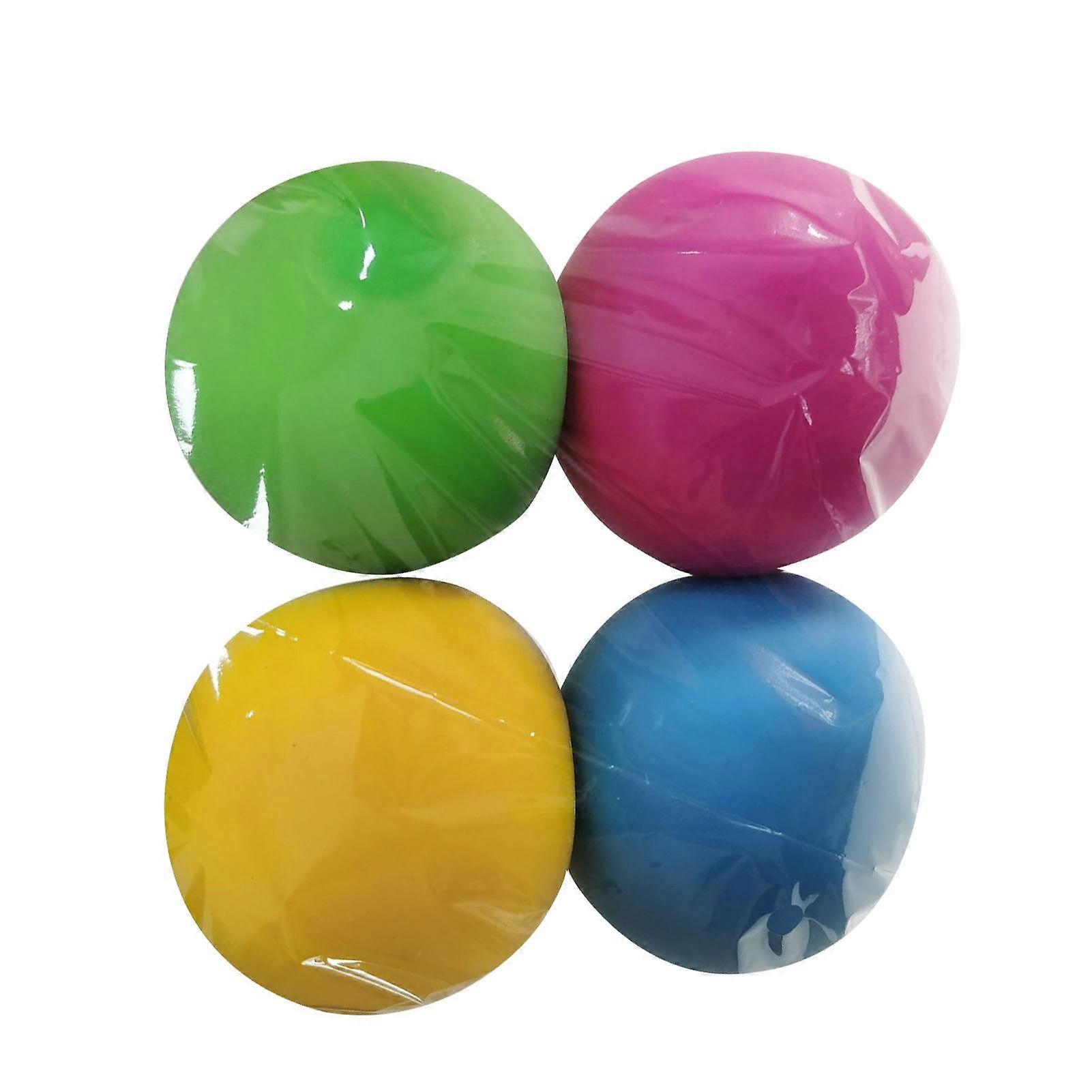 4PCS Color Changing Stress Balls 6.5cm EVA TPR Soft Squeeze