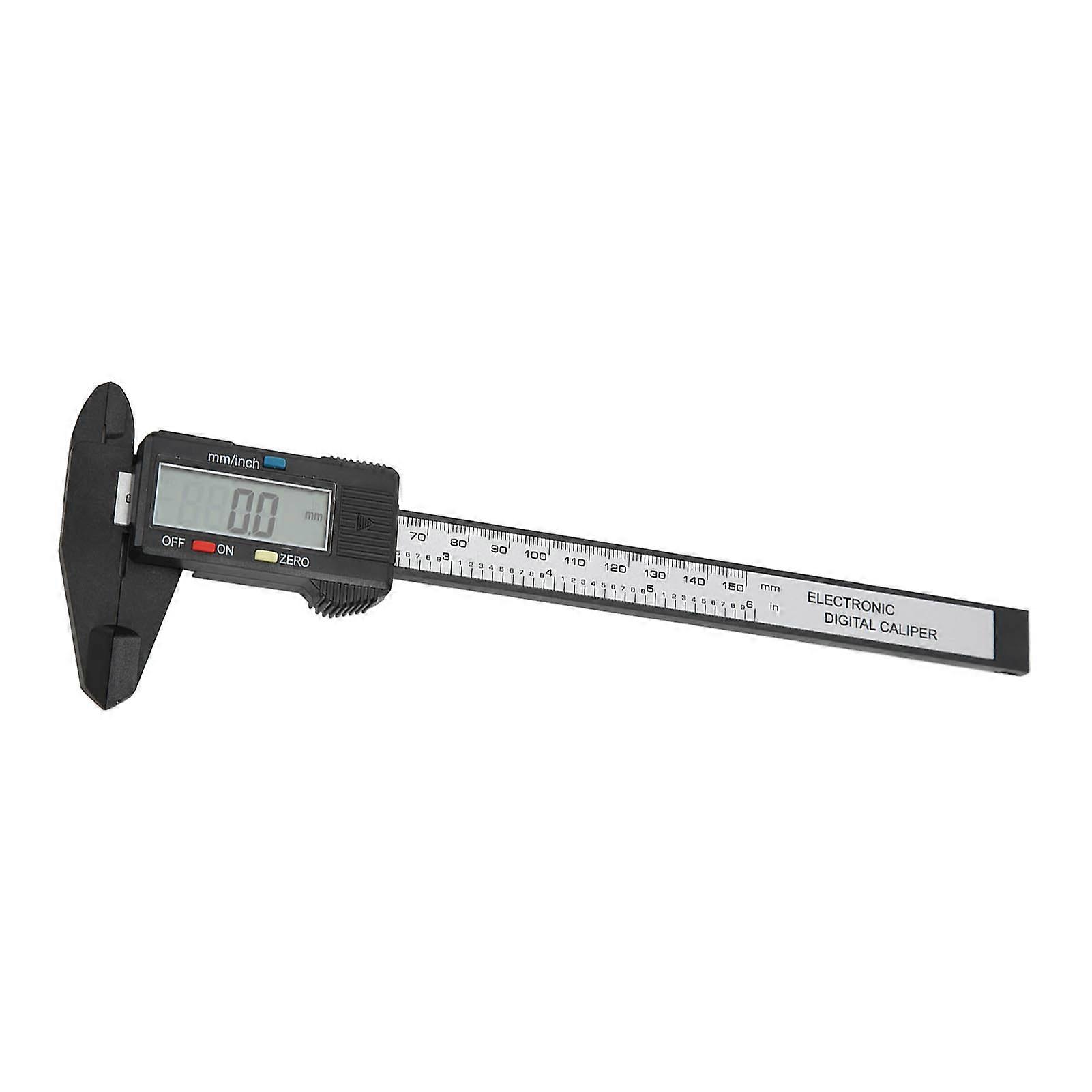 Electronic Digital Caliper 0‑150mm Carbon Fiber Composites Digital Caliper with LCD Screen