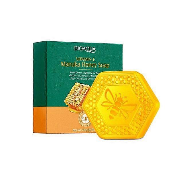 Honey Soap Bar, Handmade Propolis Natural Ingredients Scented Bath Soap for Men& Women, Face Body Moisturizing Artisanal Soap, 80G