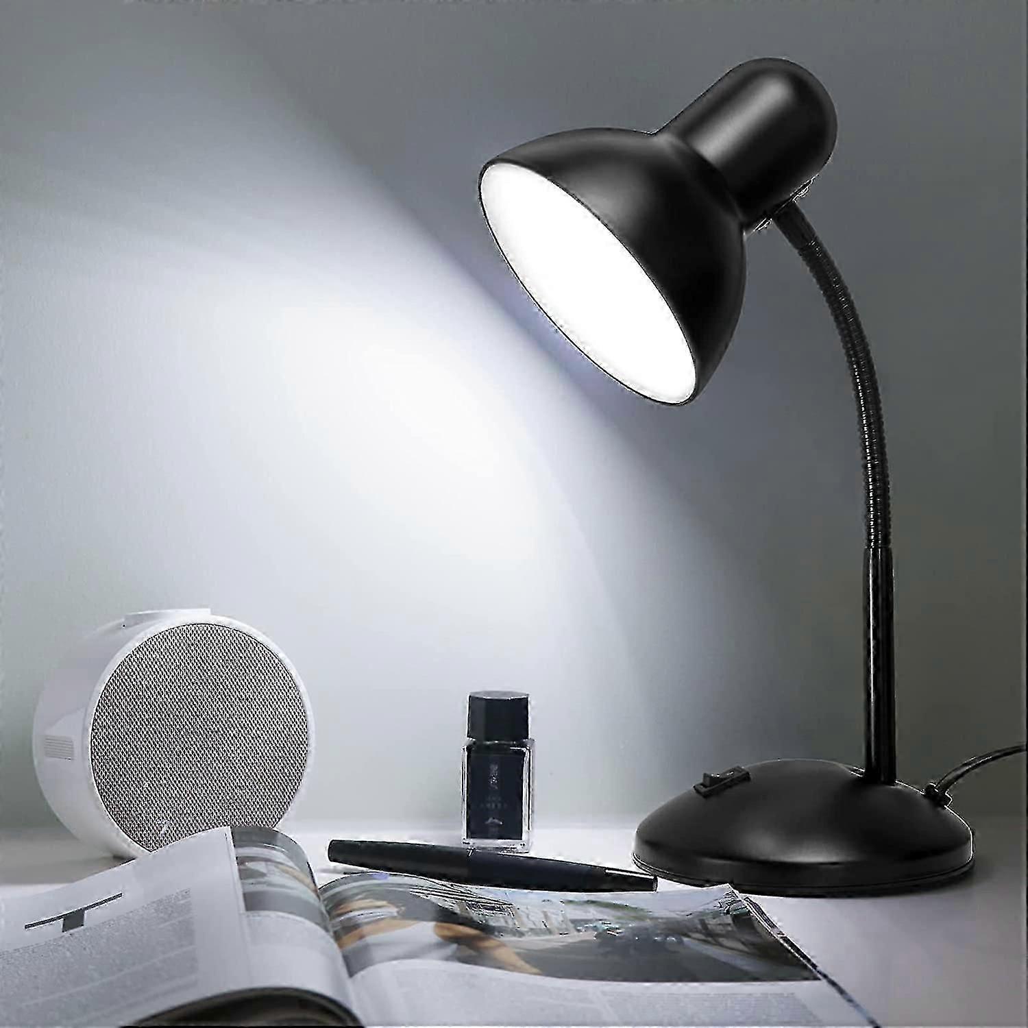 Desk Lamp Flexi Neck Table Desk Reading Lamp With Bulb Home Office Study Light