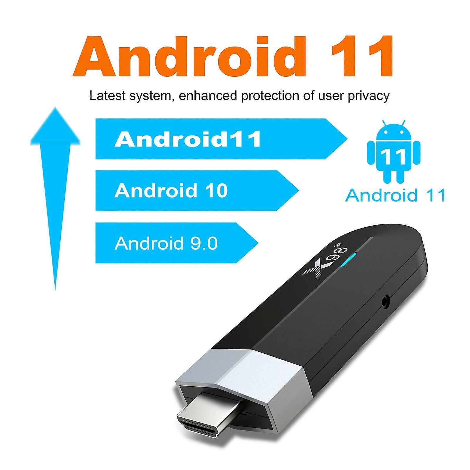 X98 S500 Android 11.0 TV Stick - 4K UHD Media Player with Amlogic S905Y4, 4GB+32GB, HDR10