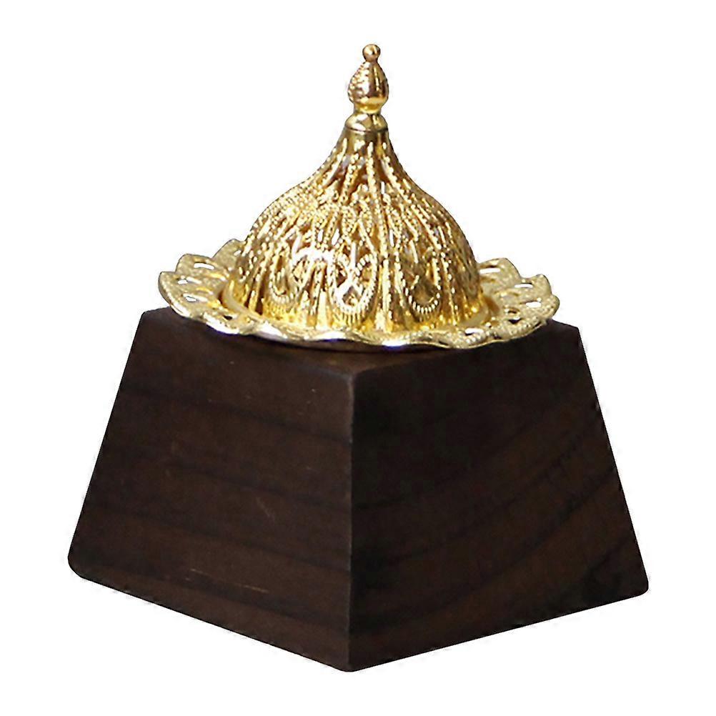 Wooden Base Incense Burner Middle East Style Incense Burner Retro Incense Burner