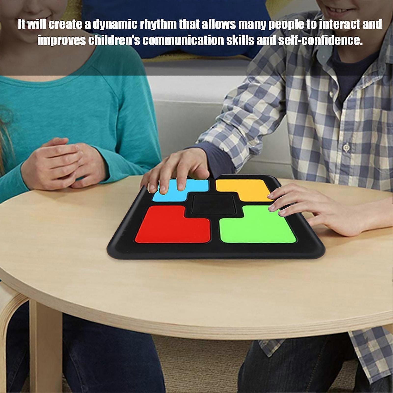 Interactive Music Memory Game Toy for Kids, Single Hand 6x6x2.5cm Plastic
