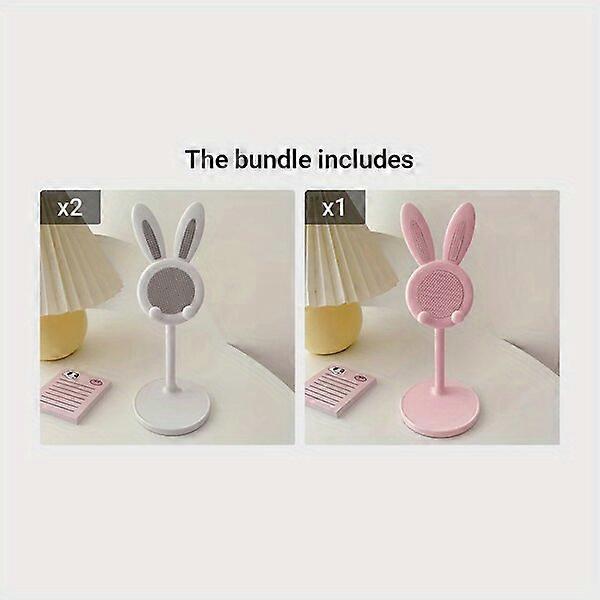 Adjustable bunny phone stand, multi-angle adjustment, suitable for home and outdoor use