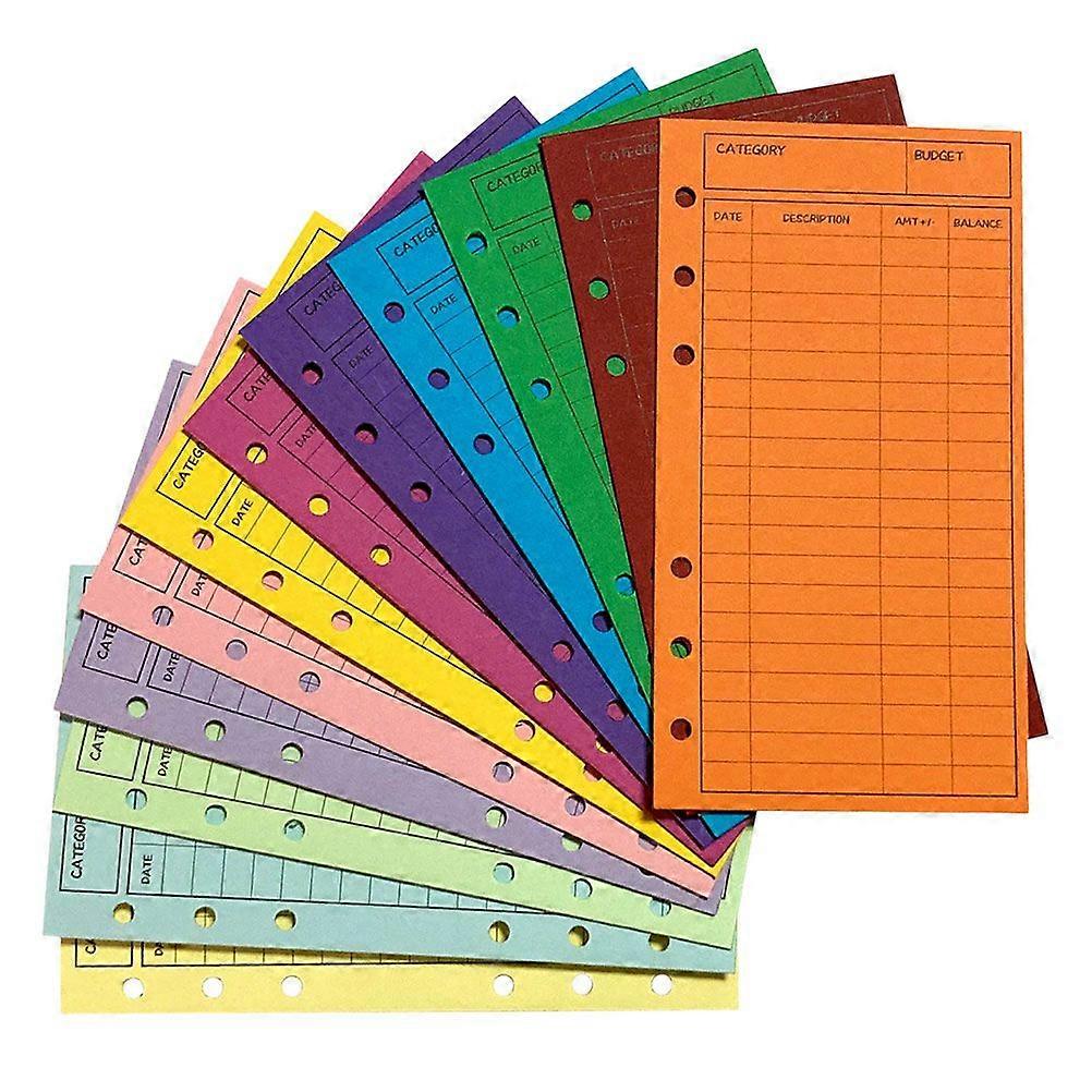 12Pcs Blinder Budget Envelops Budget Sheet Cover Budget Sheets Envelop Money Tracking Sheets