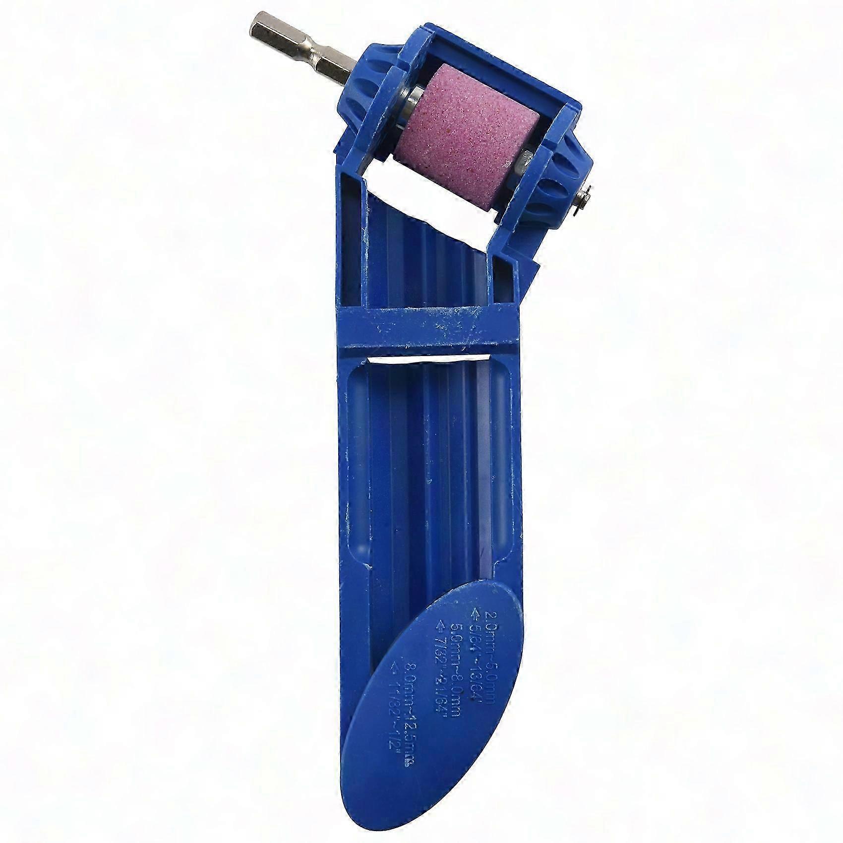2-12.5mm Drill Bit Sharpener with Corundum Grinding Wheel - Portable Tool for Sharpening & Polishing Resistant Drills
