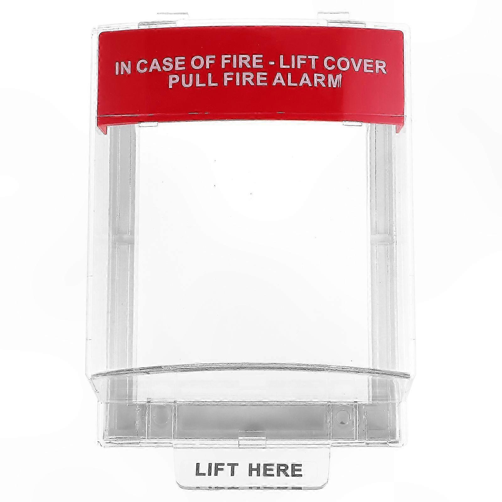 Fireproof Protective Cover for Manual Call Point, High-Temperature Resistant Guard for Fire Alarm Pull Station
