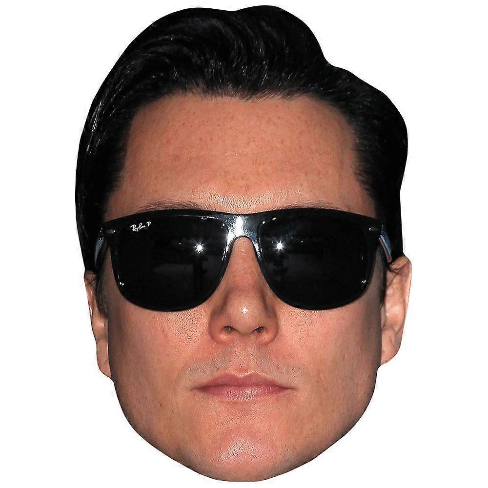 Brian Elwin Haner Jr (Glasses) Celebrity Mask, Flat Card Face