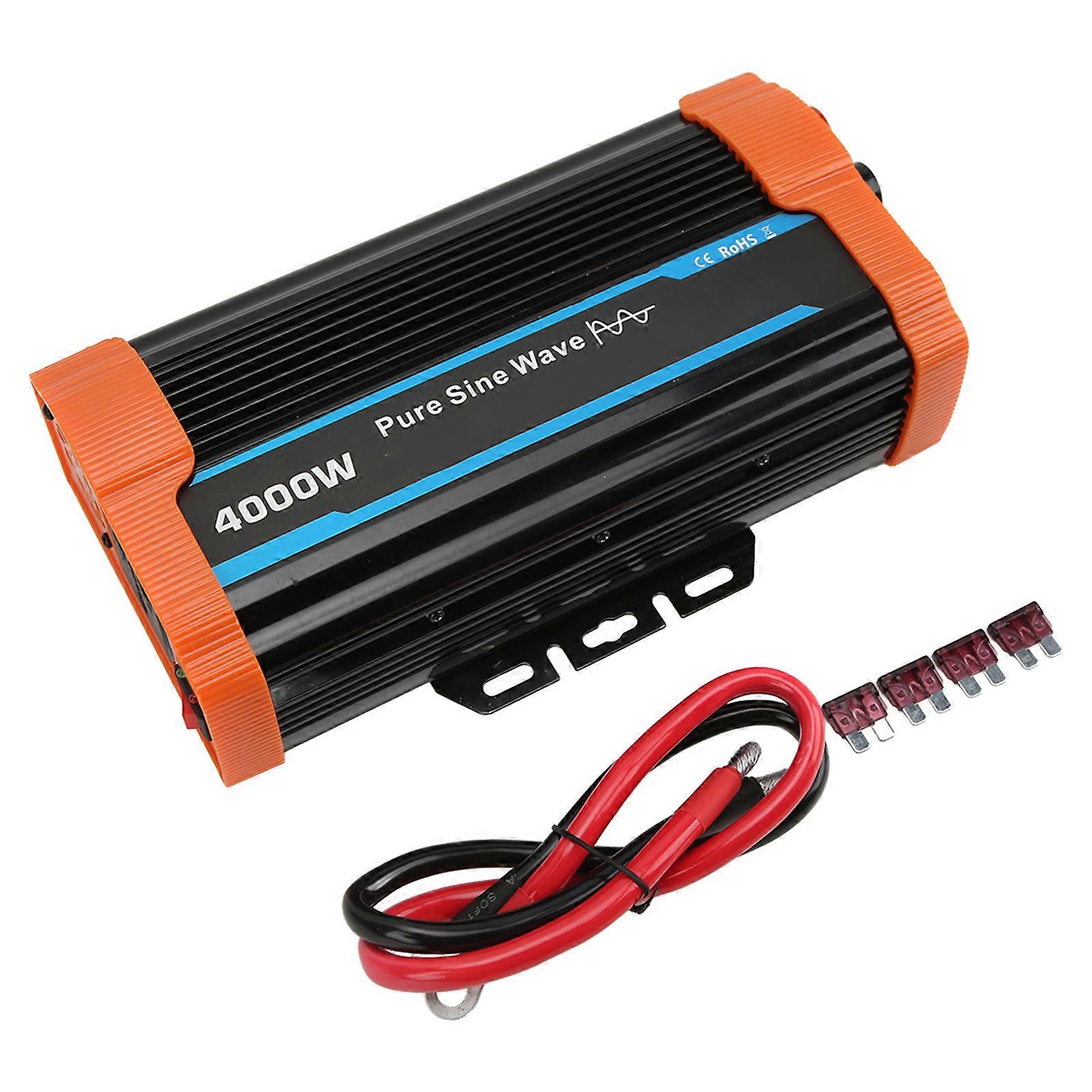 2000W Pure Sine Wave Car Power Inverter DC12V to AC220V-240V