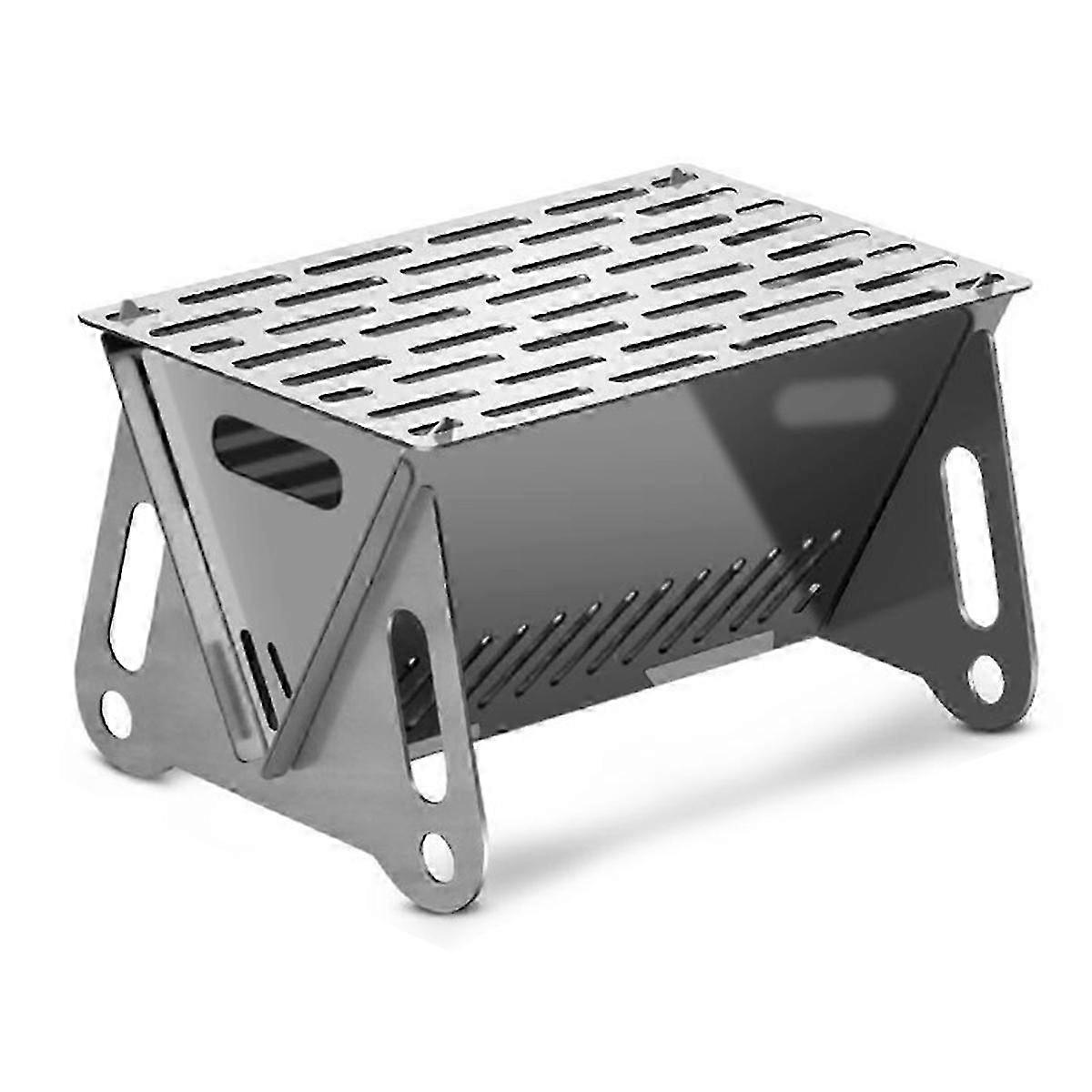 Multi-Function Stainless Steel BBQ Grill Rack Net for Campfire Heating Stove