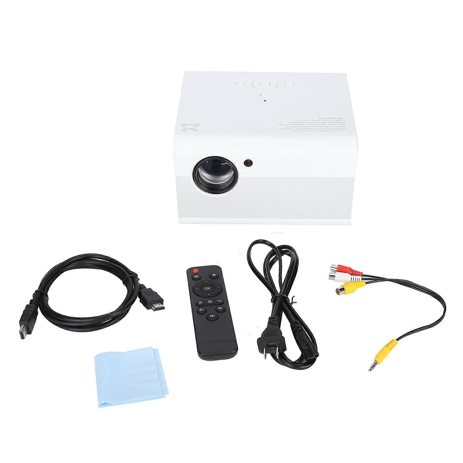 T10 HD Portable Projector - 1080P, Low Noise, Bluetooth 4.0 for Home Theater