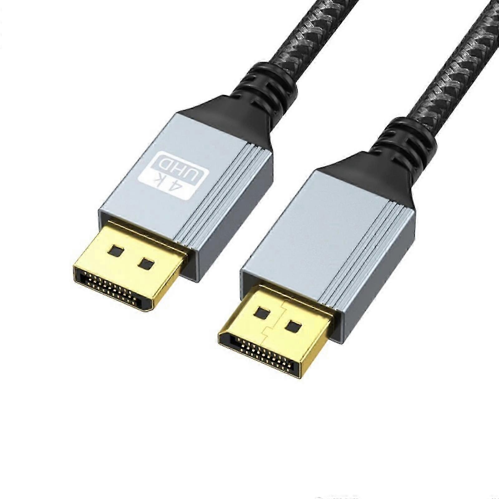 DisplayPort 1.4 to DisplayPort Cable Supports 4K at 60Hz and 2K at 144Hz for PC and Projectors Fast Speed Transmission