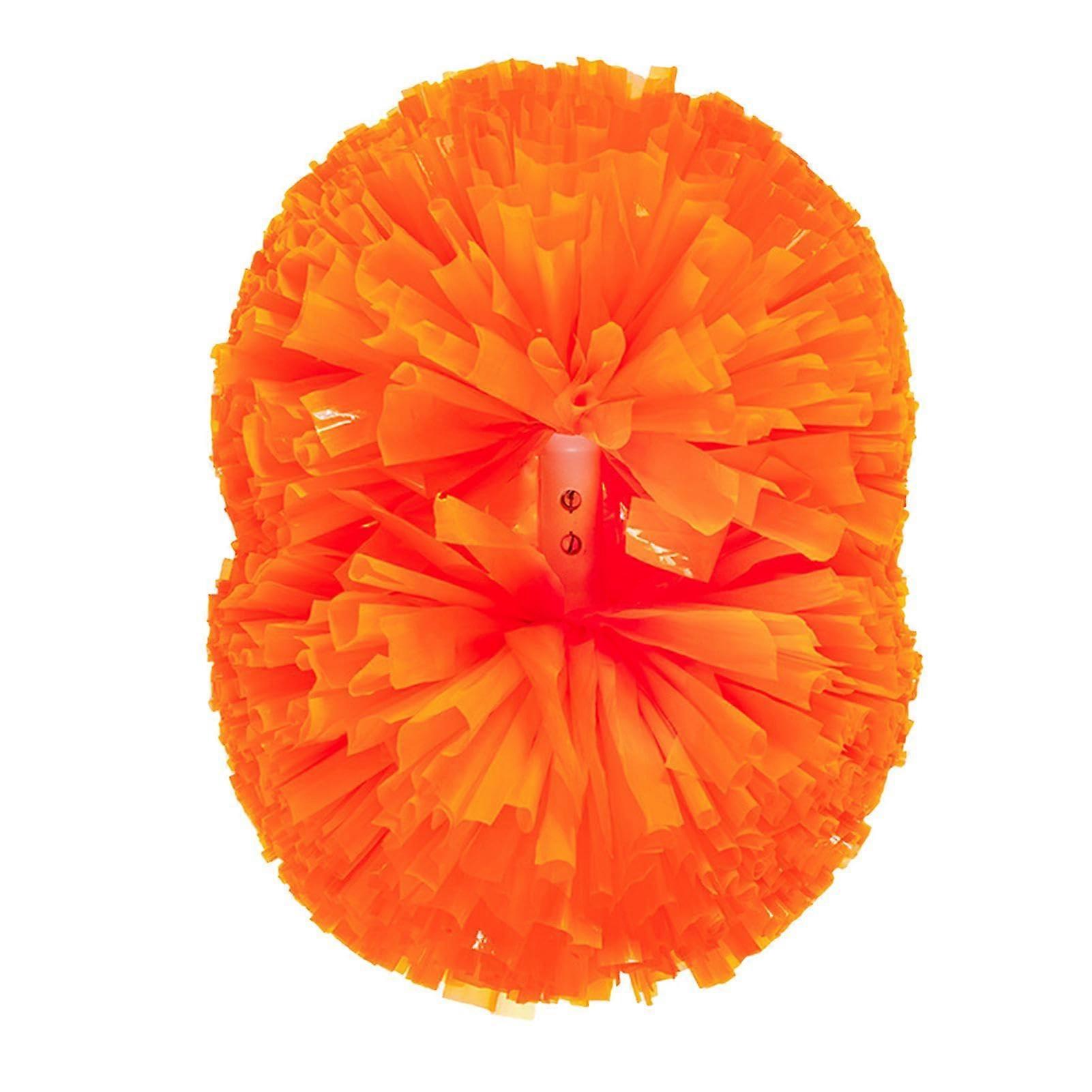 Cheerleading Poms With Handle For Cheerleaders Comfortable Pom Poms BallStyle Dance Cheer