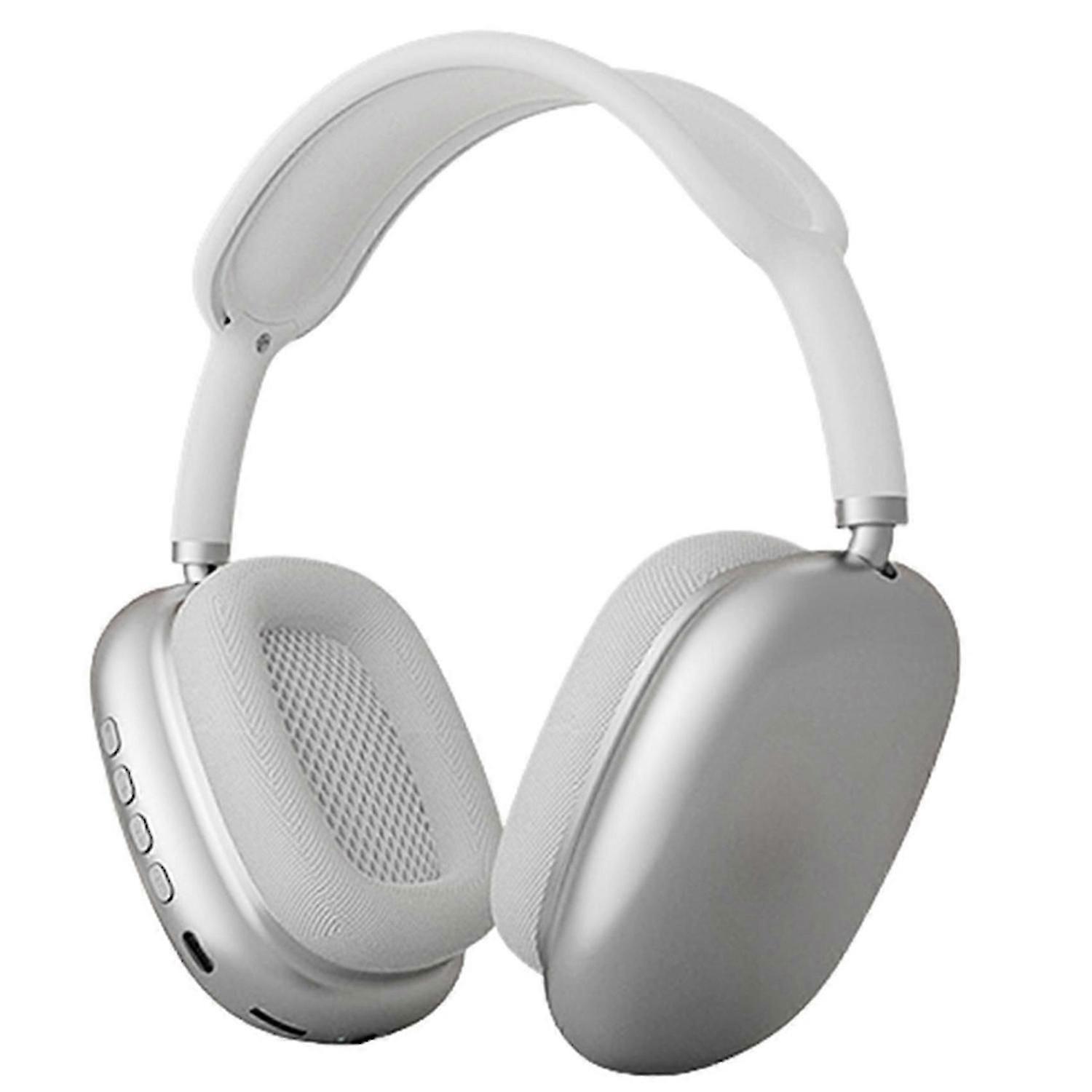 Cuffie Bluetooth 5.0, Cuffie wireless over-ear, Console di gioco compatibile Ps4, Computer (Bianco