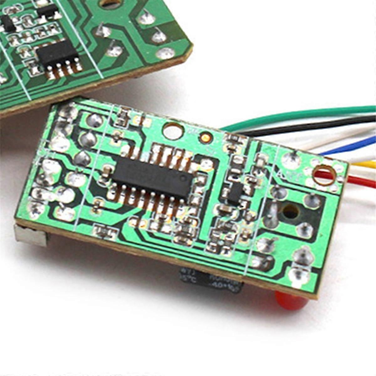 4CH RC Remote Control 27MHz Circuit PCB Transmitter and Receiver Board with Antenna Radio System for Car Toy